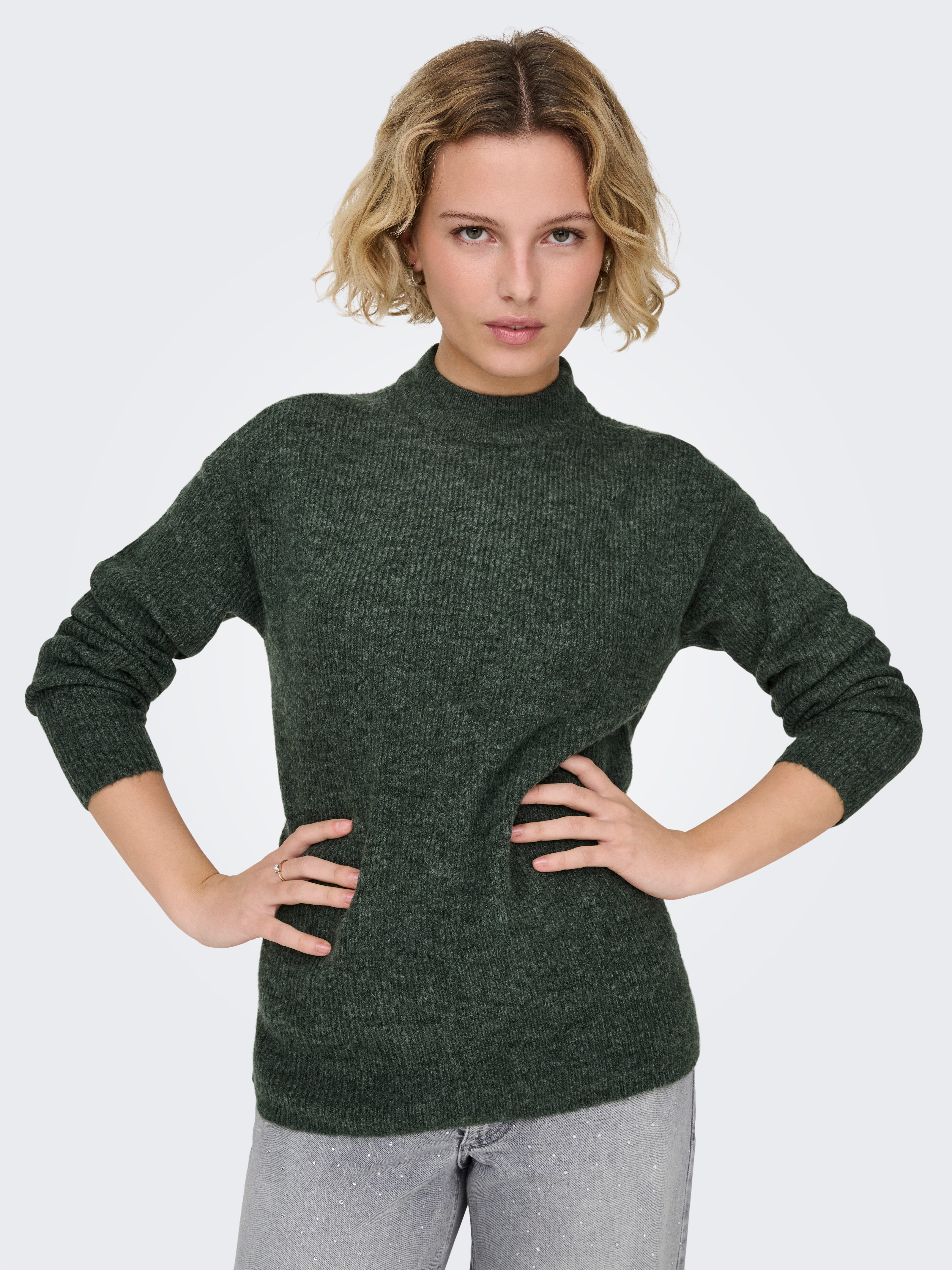 ONLY Strickpullover ONLCAMILLA O-NECK L/S PULLOVER KNT günstig online kaufen