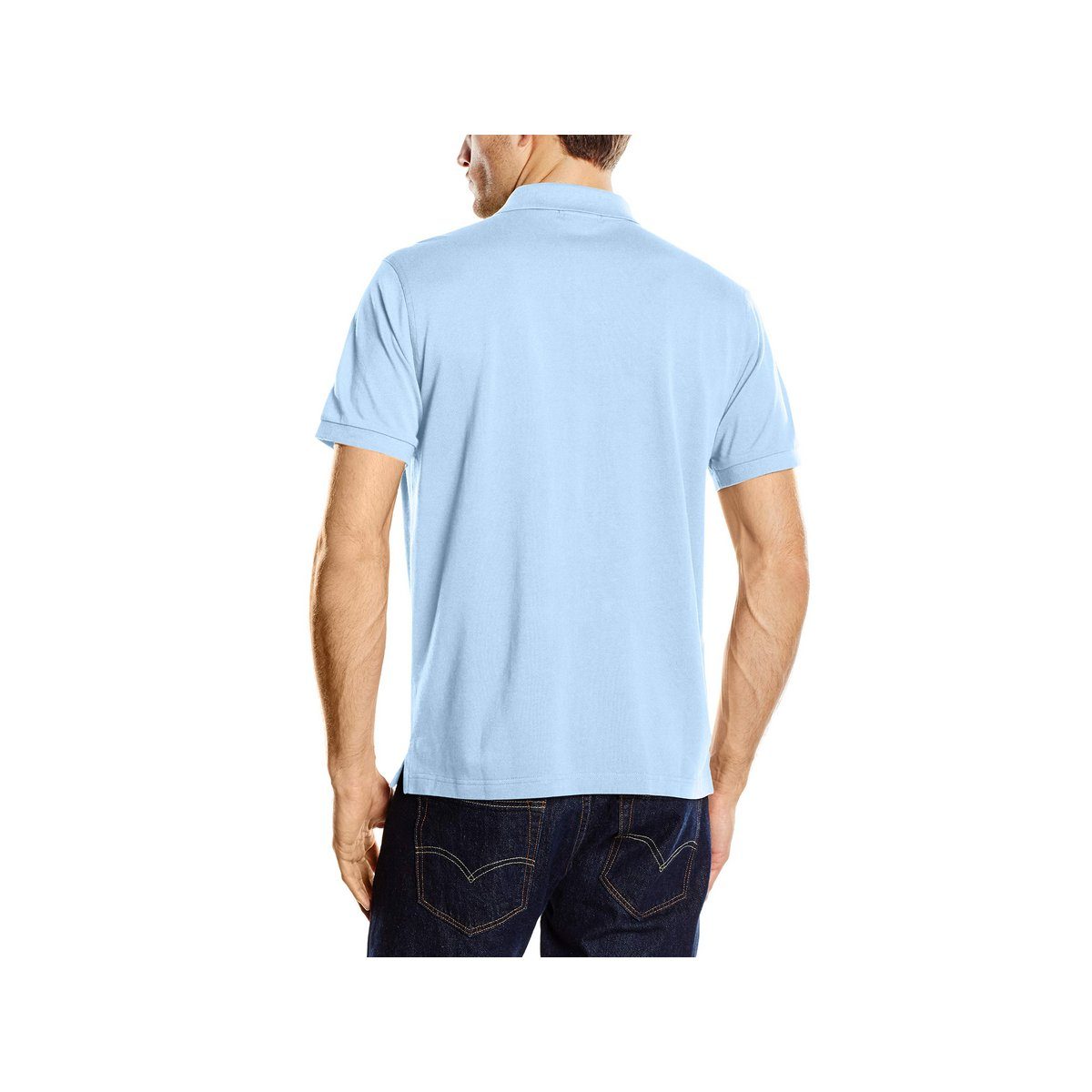 Poloshirt capri (1-tlg) regular blau blue Gant