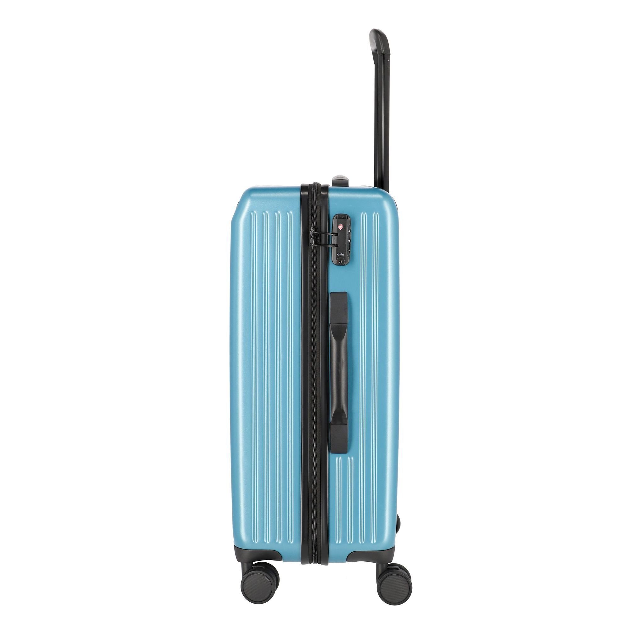 paklite Hartschalen-Trolley Sienna, ABS 4 eisblau Rollen