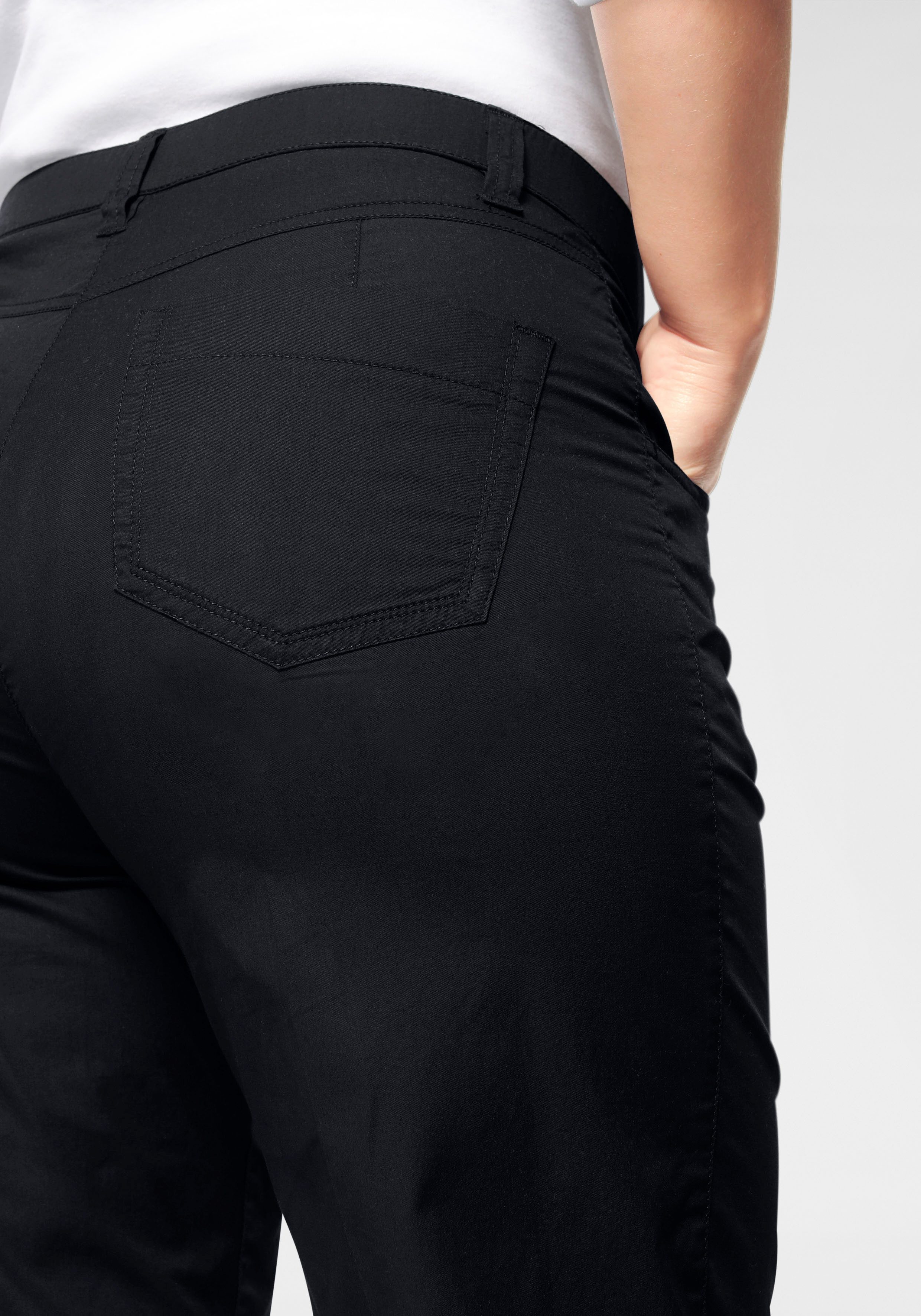 KjBRAND 7/8-Hose Babsie: bequemer Oberschenkel Sommerlich, leichter Baumwoll-Stretch