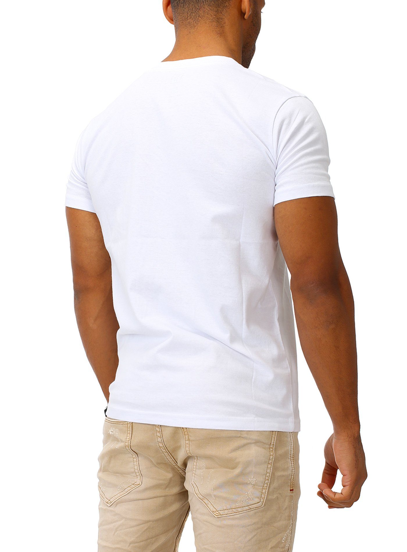 Joe aus T-Shirt Franks reiner white Baumwolle
