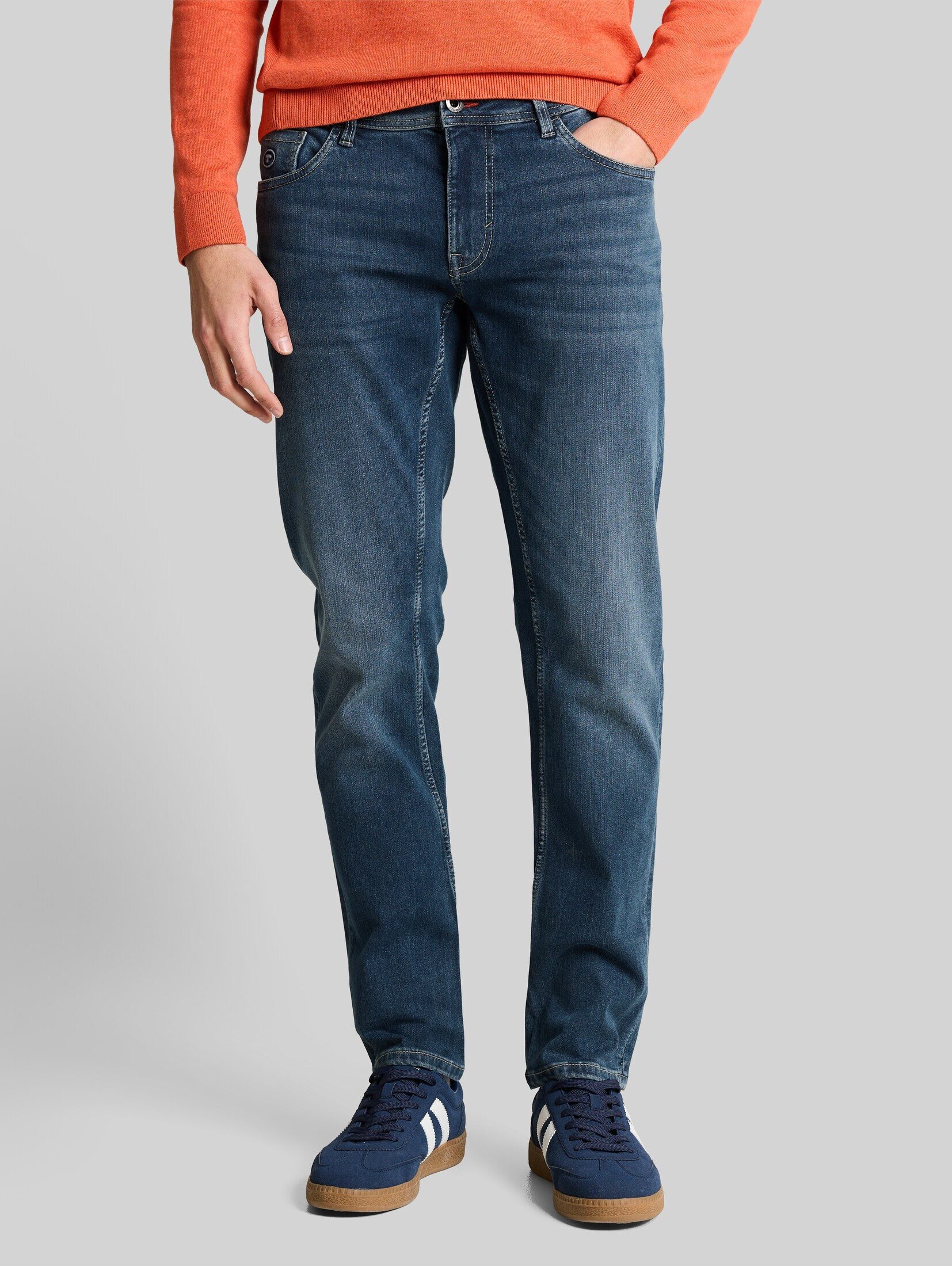 TOM TAILOR Tapered-fit-Jeans Jeanshosen TTCURT TAPERED Jeans mit Superstretch