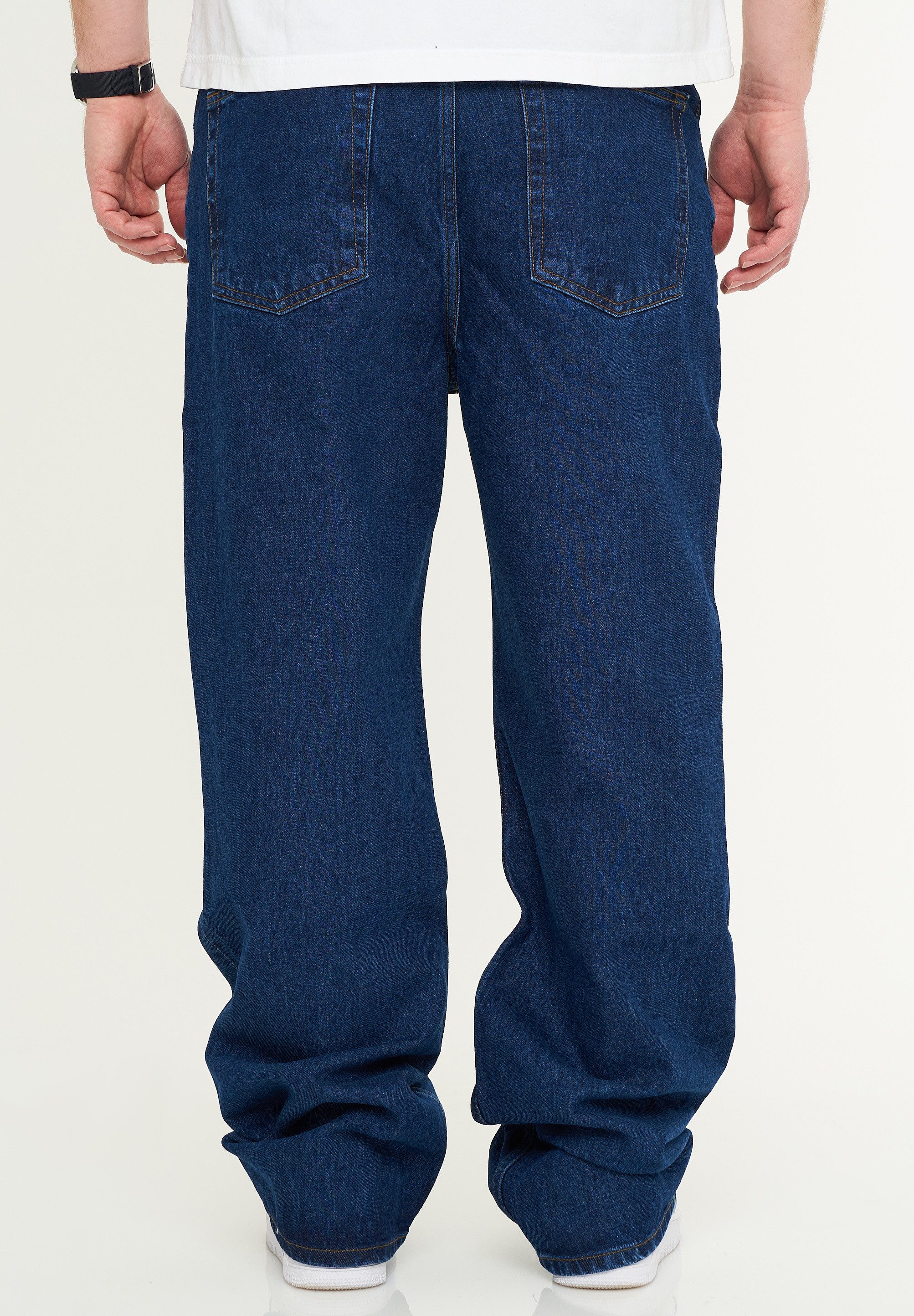 DAILY COTTON Loose-fit-Jeans DCPAPILON Herren Lange Hose Jeans Ripped Loose-Fit Baggy – Bild 4 von 4