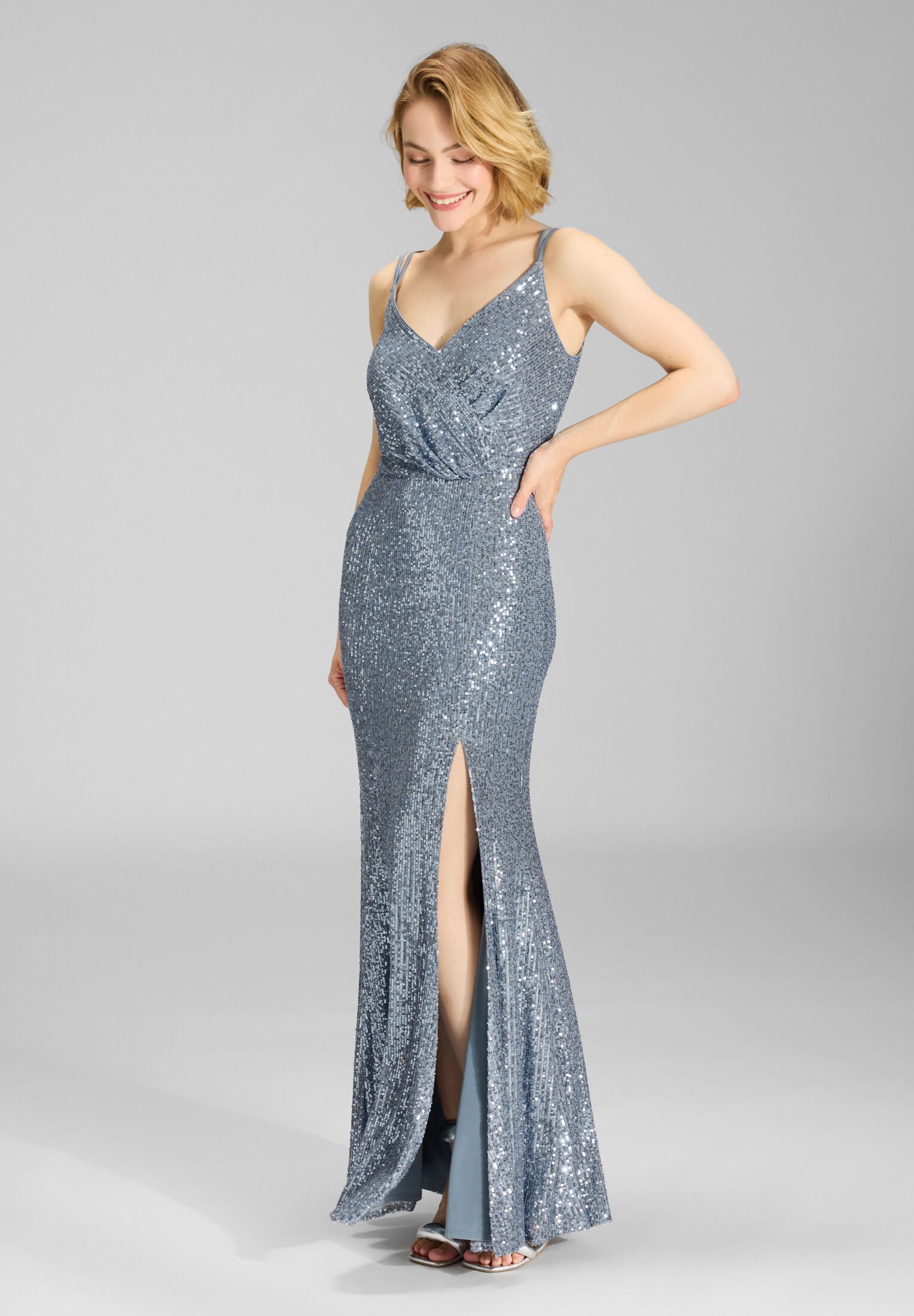 SWING Abendkleid Figurbetonte Passform