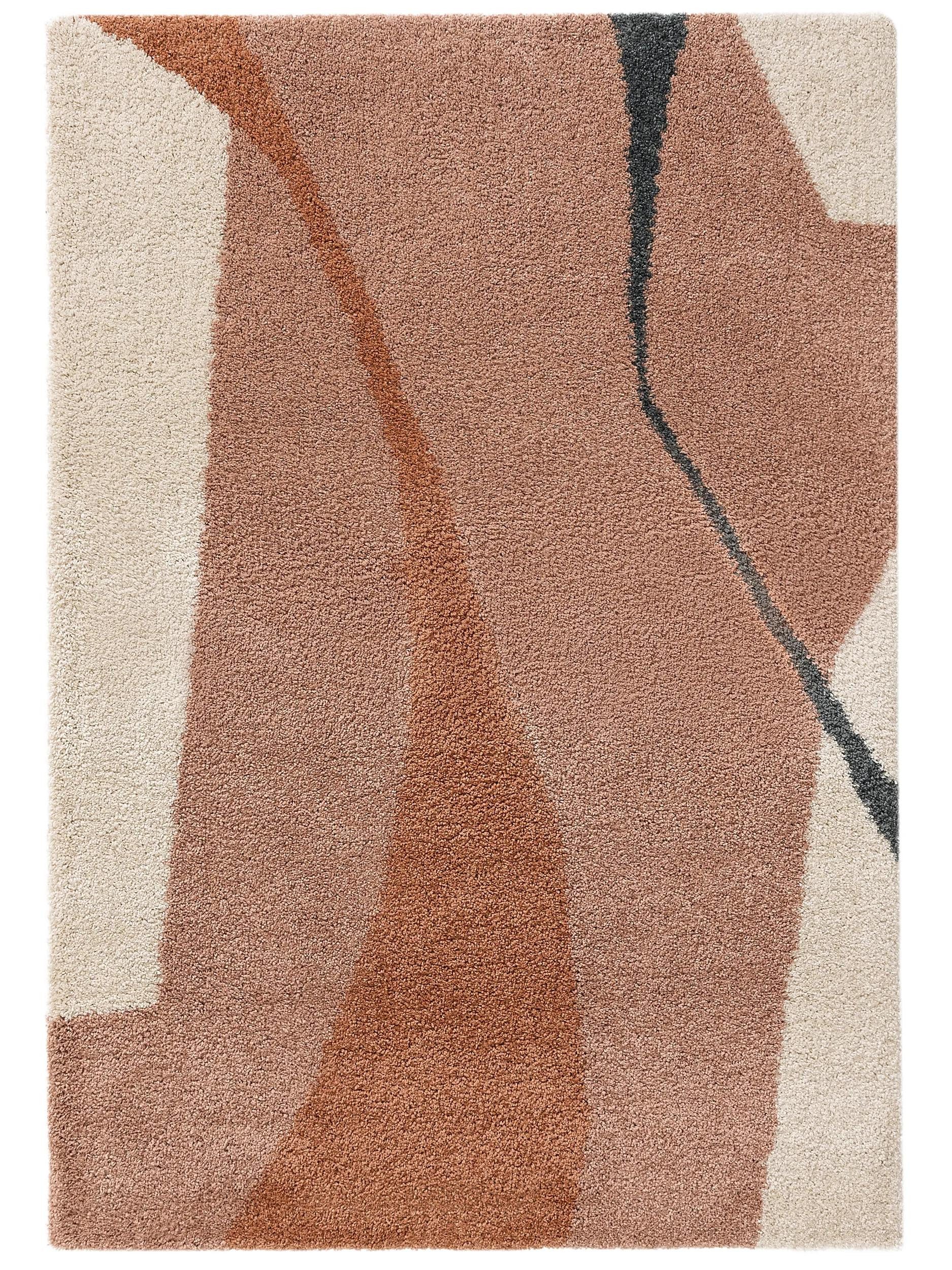 benuta Hochflor-Teppich Louise, rechteckig, Höhe: 21 mm, Teppich Wohn-, Ess- und Schlafzimmer, Flur, Kunstfaser, Gemütlich