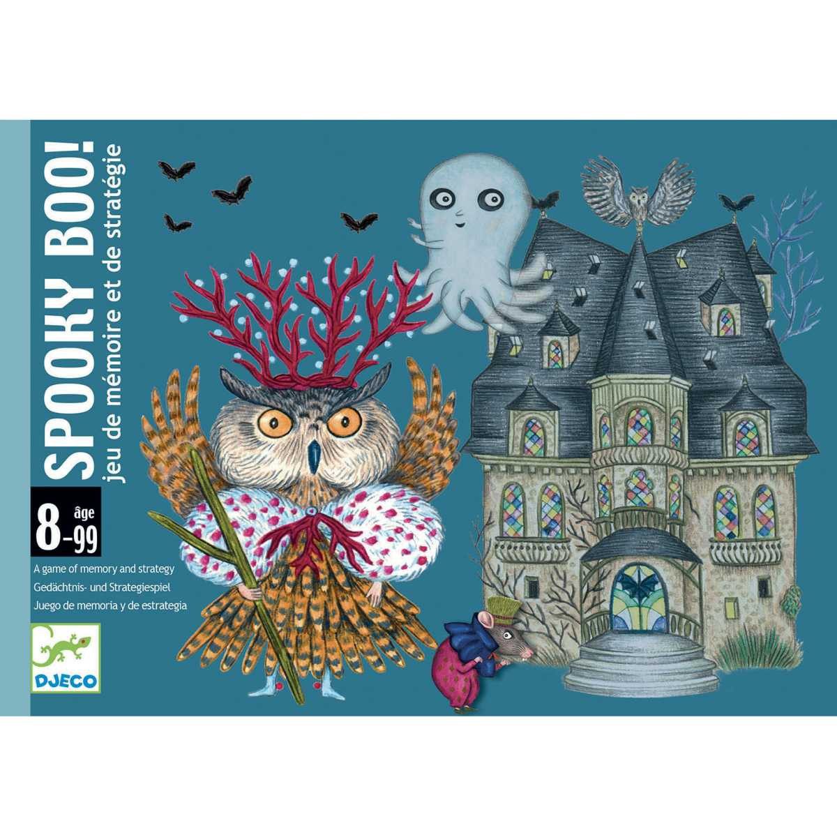 DJECO Spiel Kartenspiel Spooky Boo! Gedächtnisspiel für Kinder ab 8 Jahre