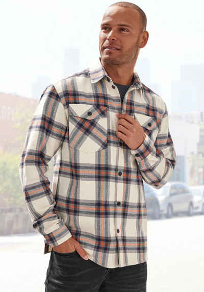 H.I.S Outdoorhemd aus angenehm weicher Flanellqualität als Jacke & Hemd tragbar