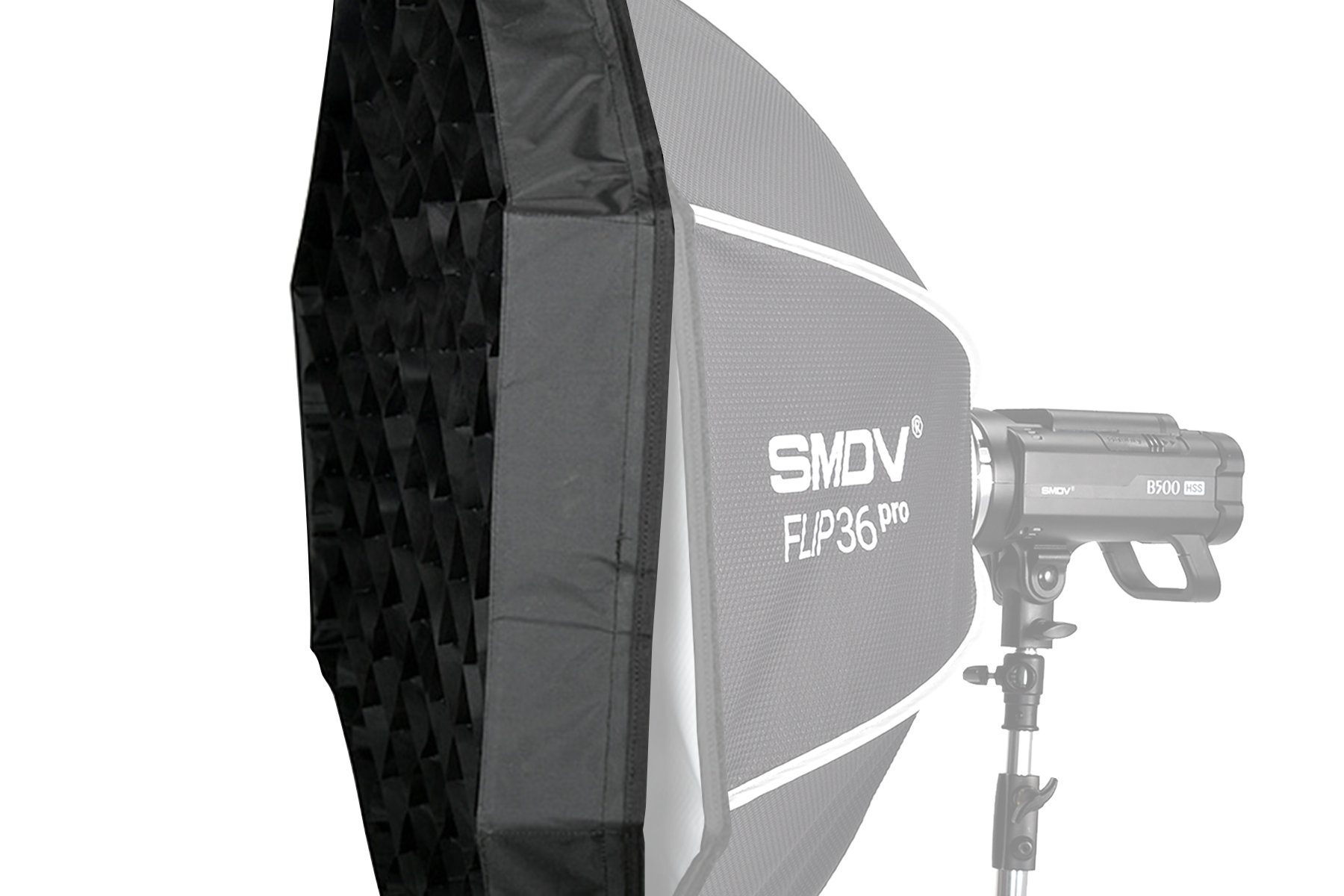 FLIP 36", Wabenaufsatz SMDV 90 Für Speedbox Klett, Softbox cm GRID Impulsfoto