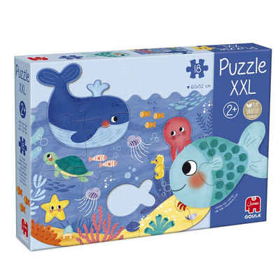 Goula Puzzle Goula 1120700014 Ozean 18 Teile XXL Puzzle, 18 Puzzleteile, Made in Europe