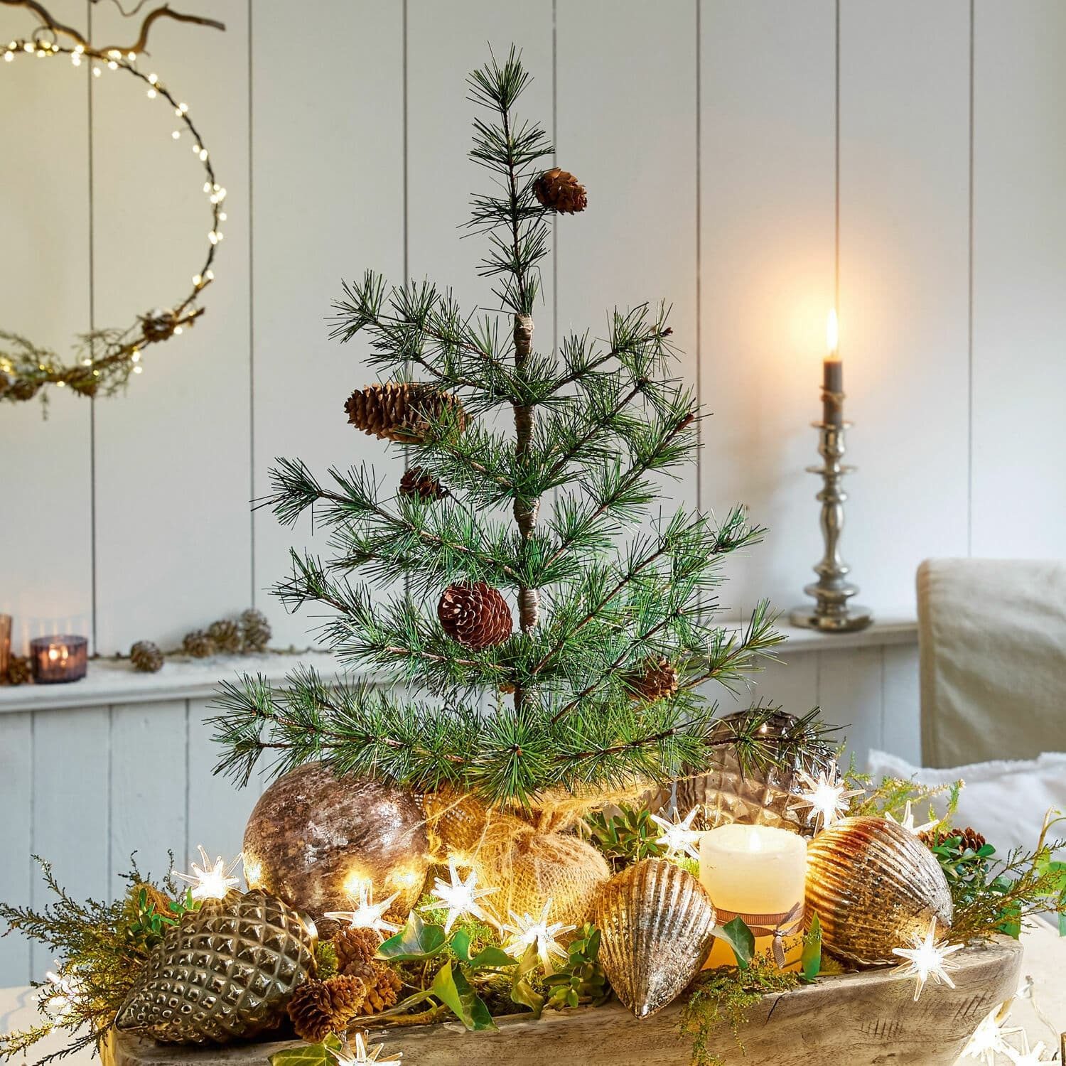 Mirabeau Weihnachtsfigur Deko-Baum Bohicon grün/braun (kein günstig online kaufen