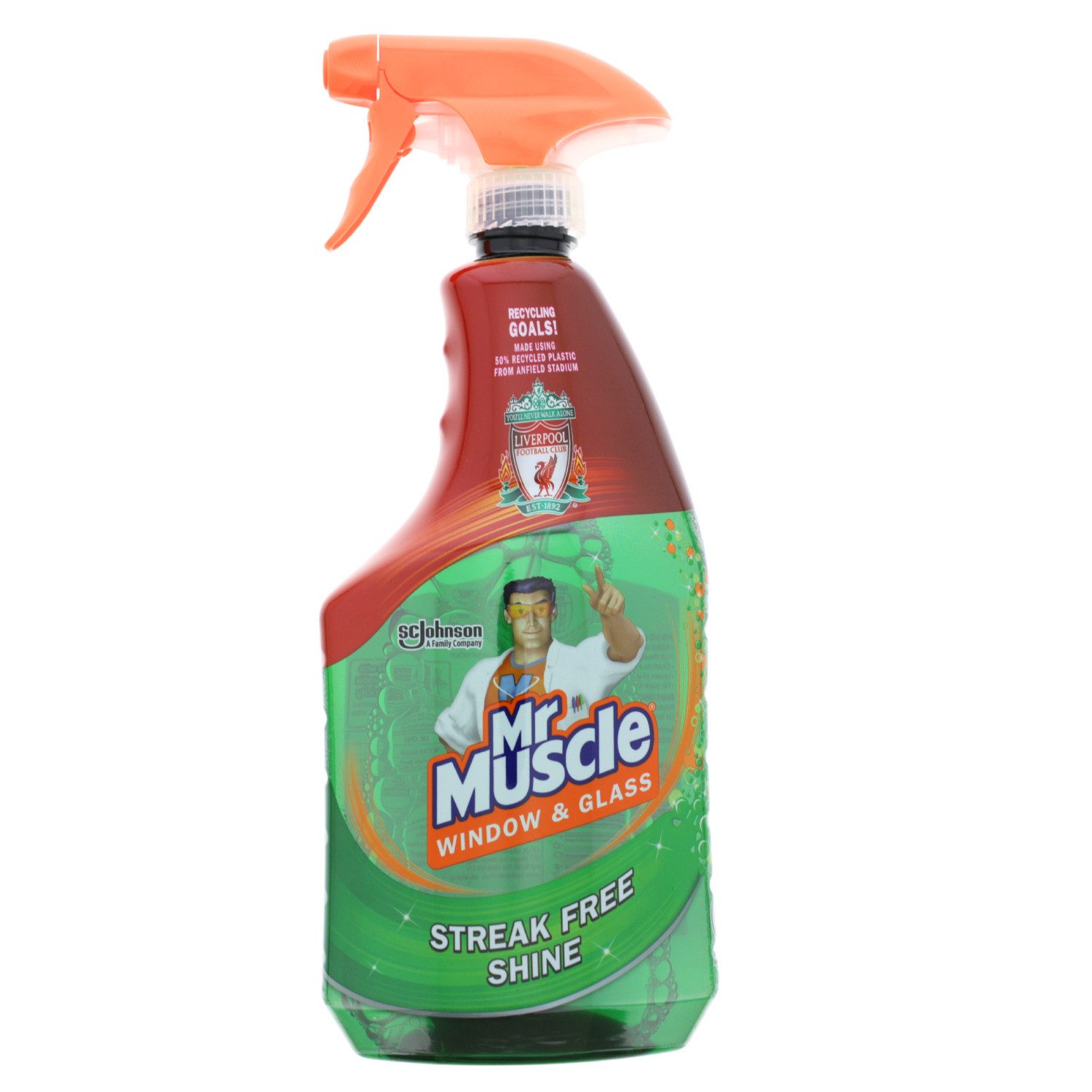 Mr Muscle Fenster- und Glasreiniger Spray für streifenfreien Glanz 750 Allzweckreiniger