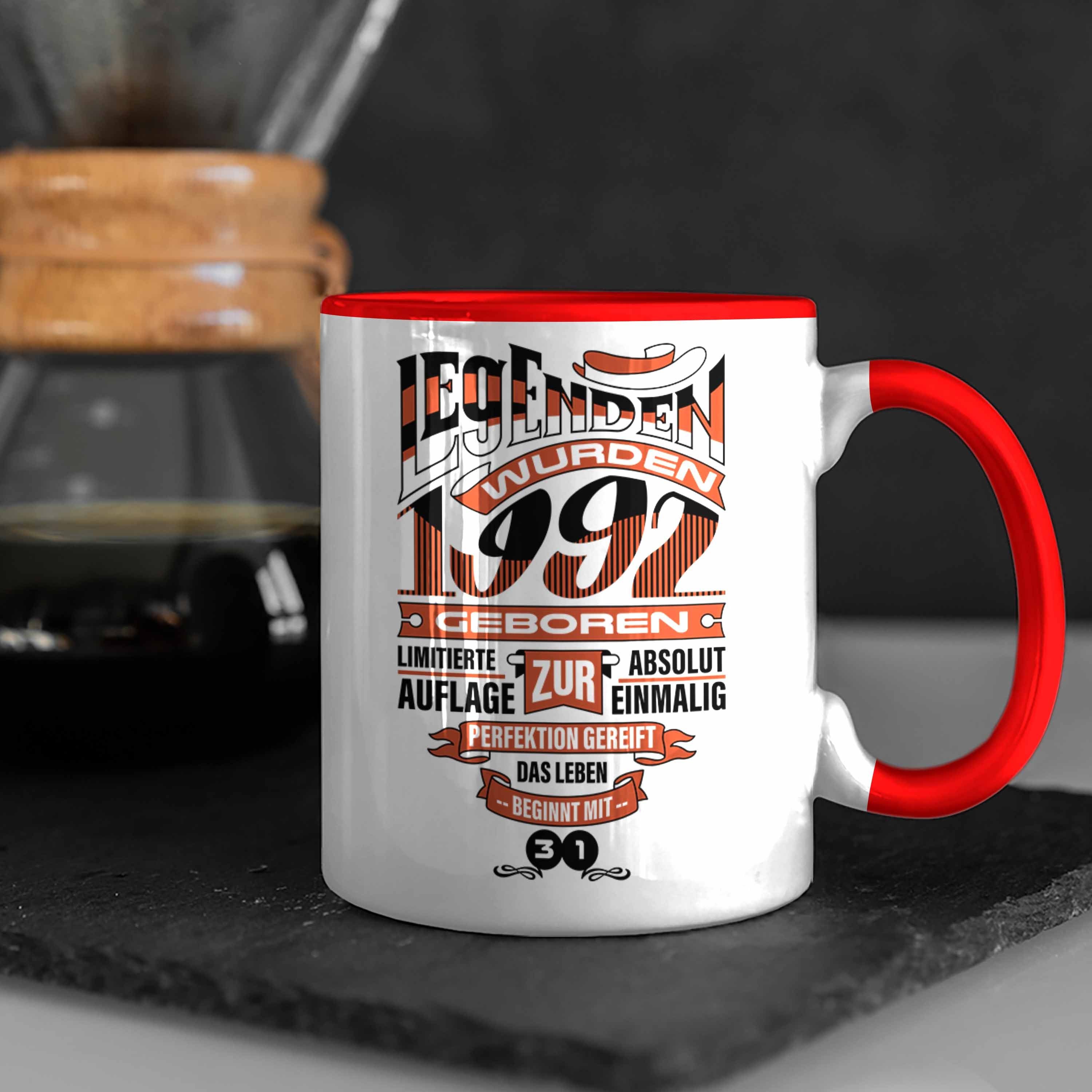 Rot Geschenkidee Mutter Mann Frau Vater 30. Trendation 30 Geburtstag Geschenk TRENDATION Tasse Tasse 30er