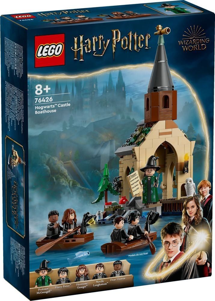 LEGO® LEGO® Harry Potter 76426 Bootshaus von Schloss Hogwarts™ Konstruktionsspielsteine, (350 St)
