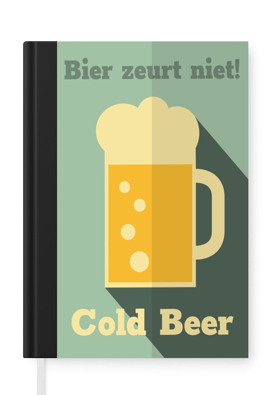 MuchoWow Notizbuch Mancave - Bier - Bier nörgelt nicht - Kneipe - Cafe, Journal, Merkzettel, Tagebuch, Notizheft, A5, 98 Seiten, Haushaltsbuch