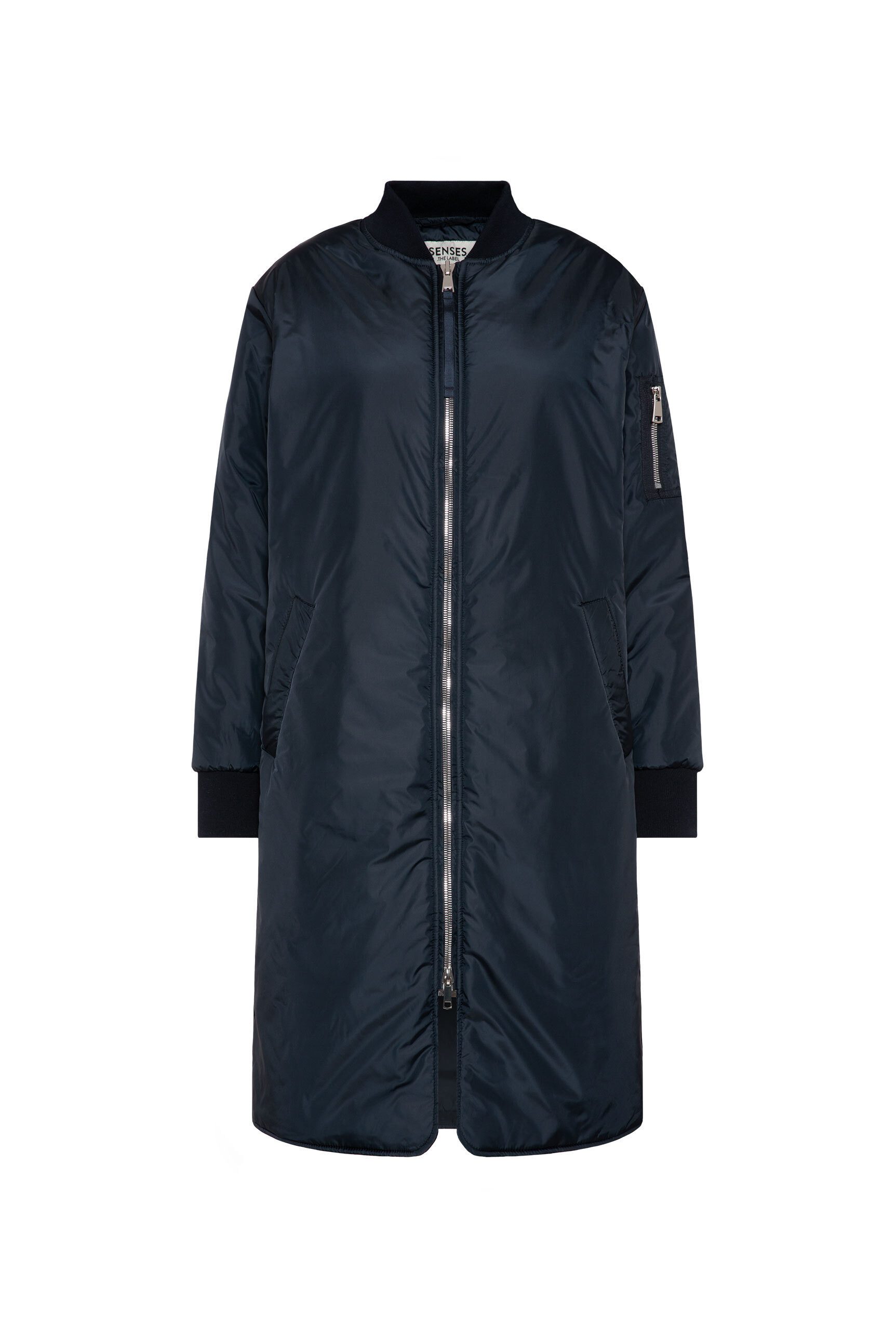 SENSES.THE LABEL Langjacke mit Two-Way-Zipper günstig online kaufen