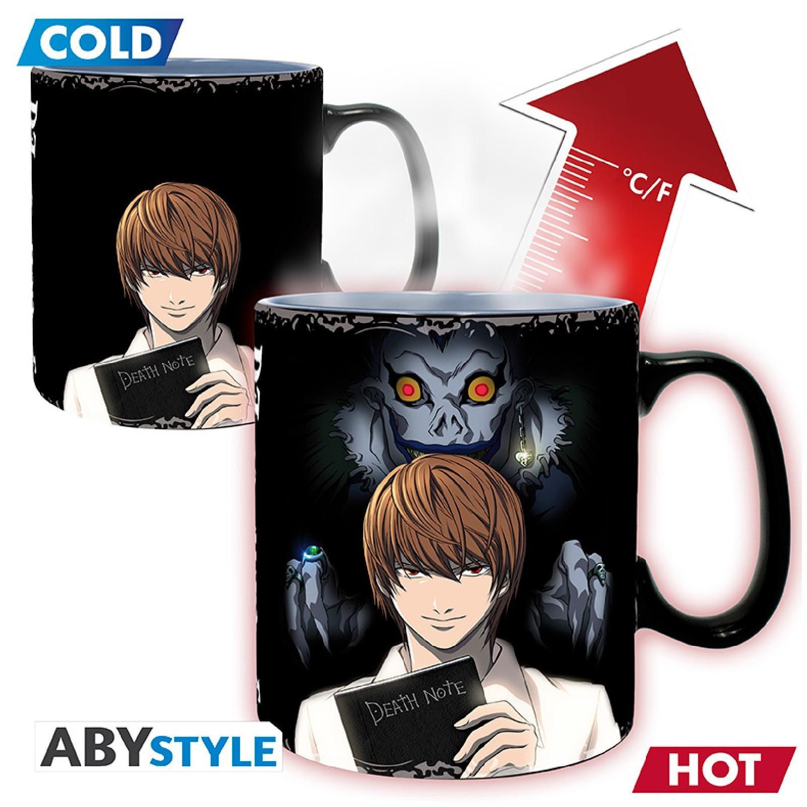 ABYstyle Tasse DEATH NOTE - Tasse Heat Change - 460 ml - Kira & L -