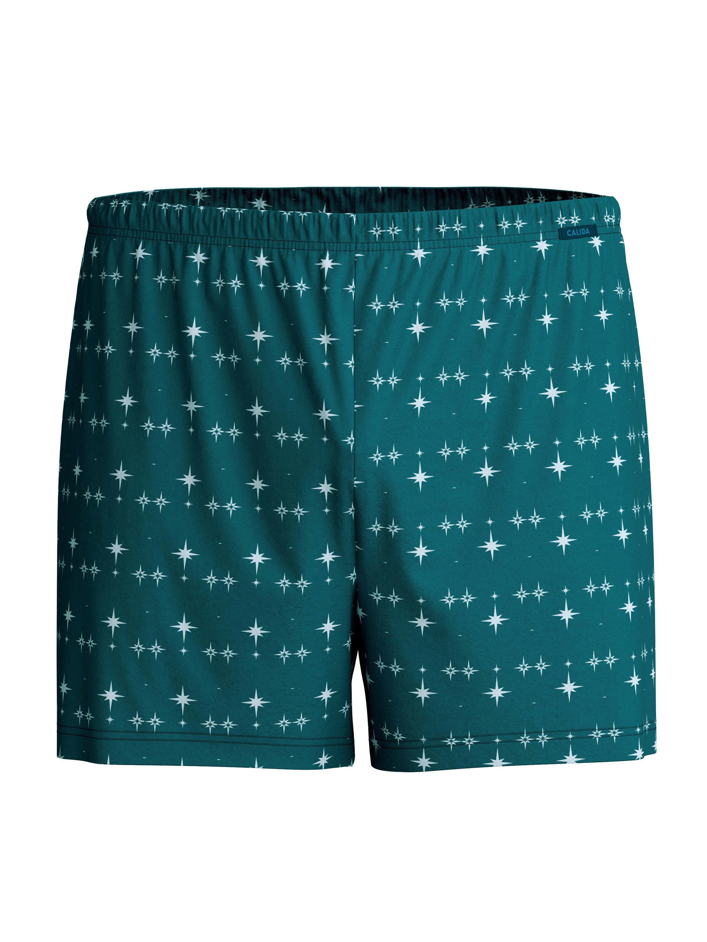 CALIDA Boxershorts Prints Herren (1-St) weich, locker geschnitten und formstabil