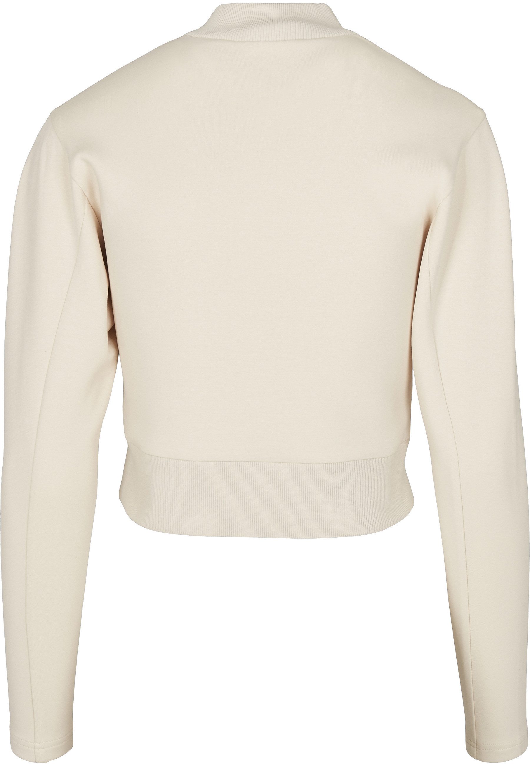 URBAN CLASSICS Sweatshirt Urban Classics Damen Ladies Interlock Short Turtleneck Crew (1-tlg)