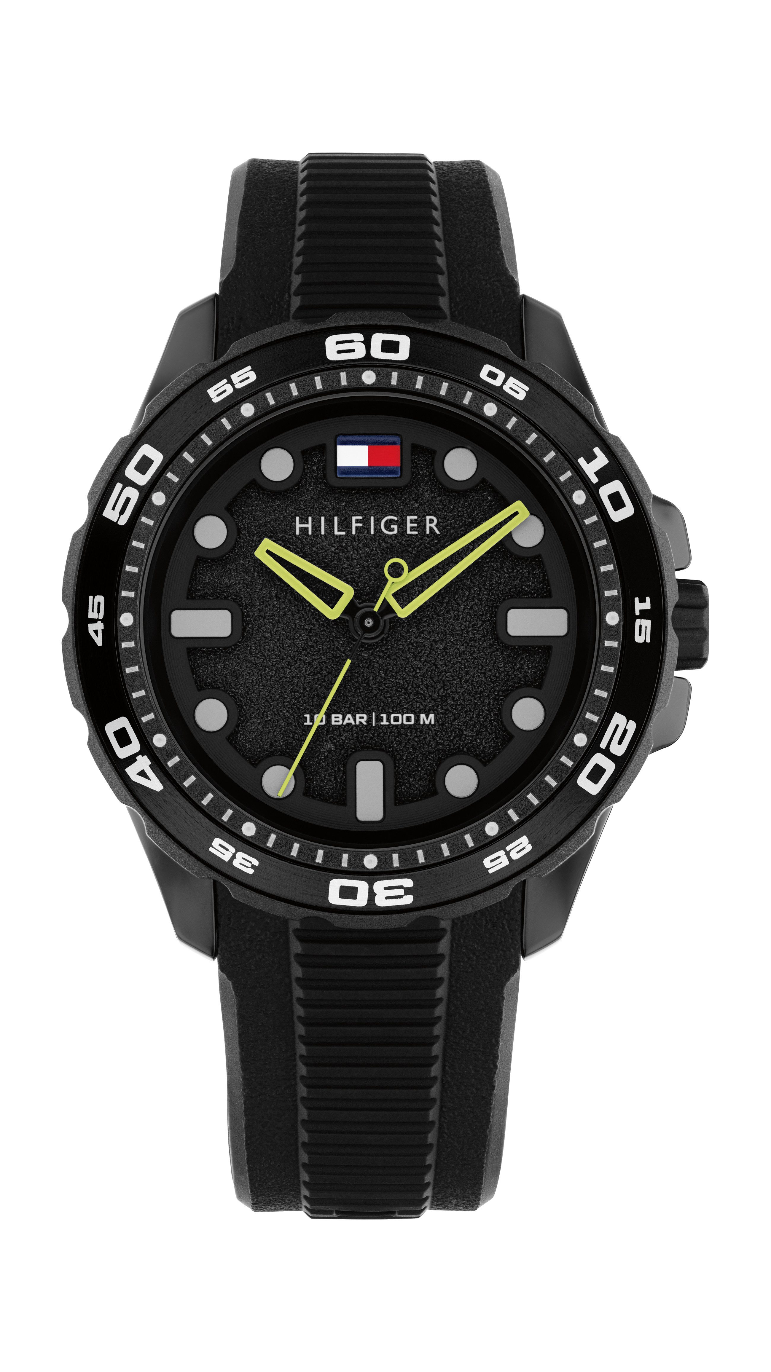 Tommy Hilfiger Quarzuhr TH Regatta 1792266, Armbanduhr, Damenuhr, Herrenuhr, Silikonarmband, analog