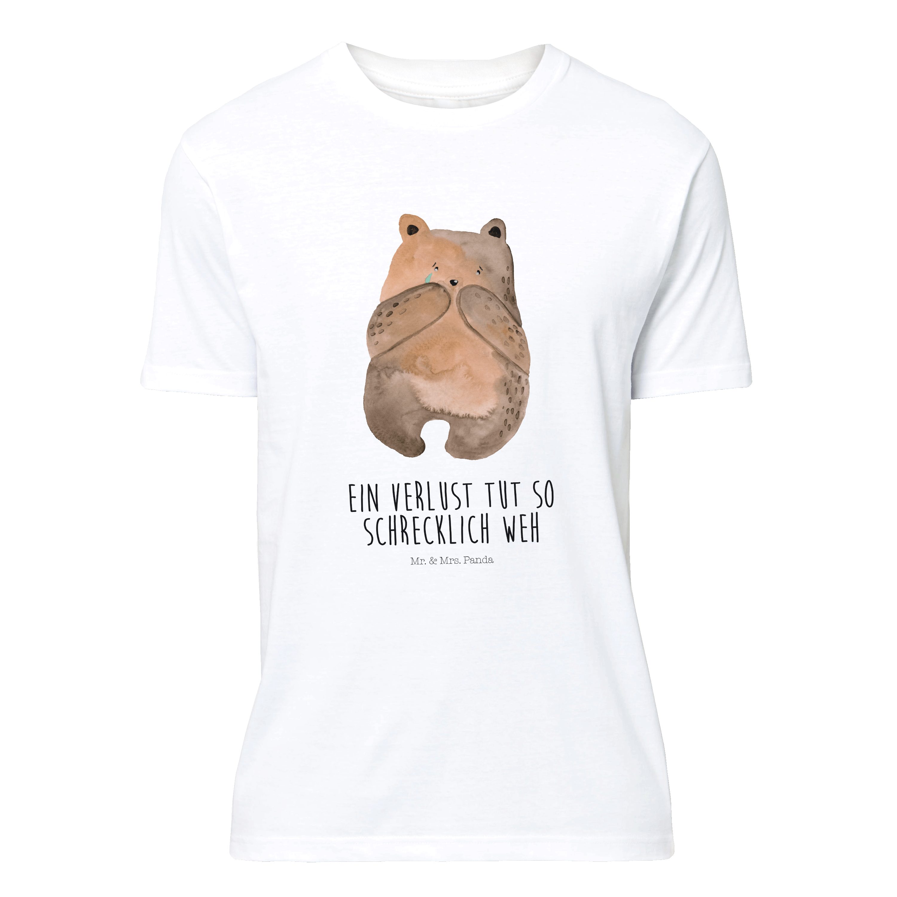 T-Shirt Bär Verlust - Weiß - Shirt, T-Shirt