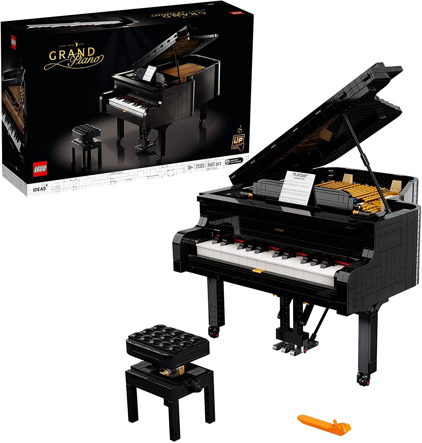 LEGO Ideas Grand Piano Model Set for Adults