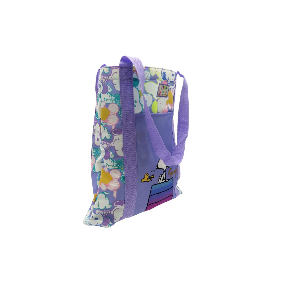 Snoopy Schultertasche Stofftasche Shopper Tragetasche mit Tasche Einkaufstasche
