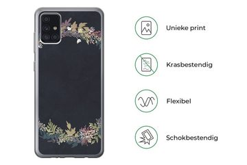 MuchoWow Handyhülle Girlande - Pastell - Sommer, Handyhülle Samsung Galaxy A52 5G, Smartphone-Bumper, Print, Handy