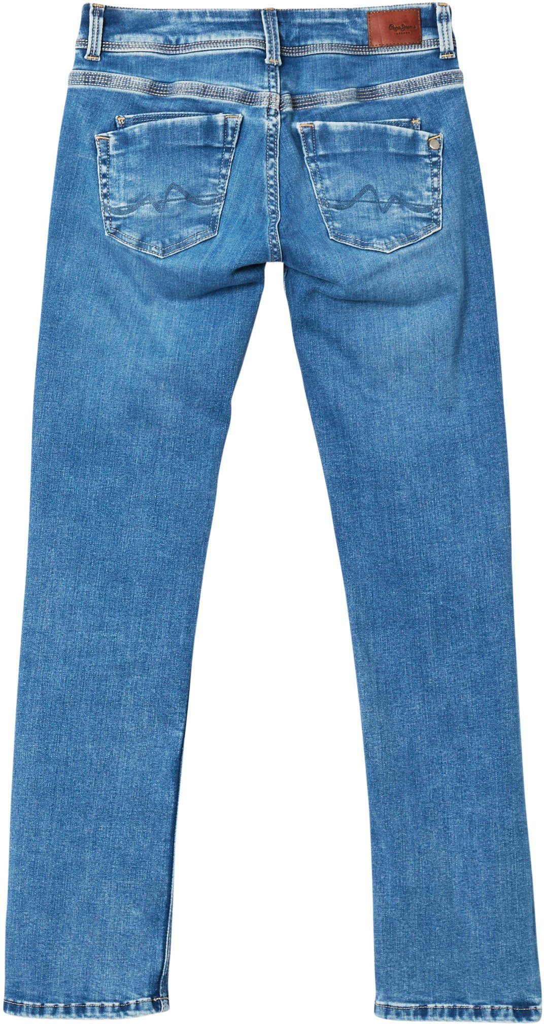 Damen Jeans Pepe Jeans Straight-Jeans SATURN mit geradem Beinverlauf und normaler Leibhöhe