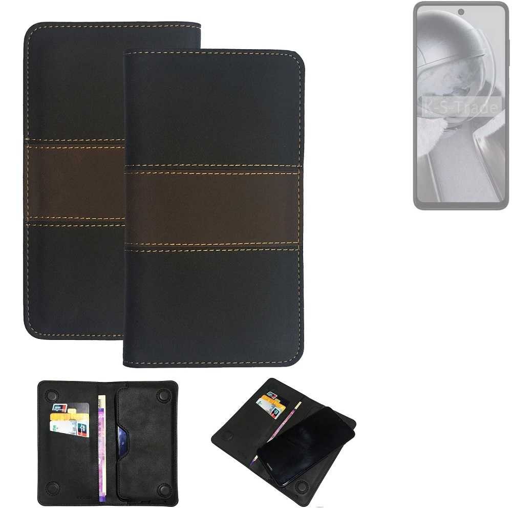 K-S-Trade Handyhülle für HMD Pulse Pro, Hülle Handyhülle Schutzhülle Walletcase Bookstyle Tasche Schutz