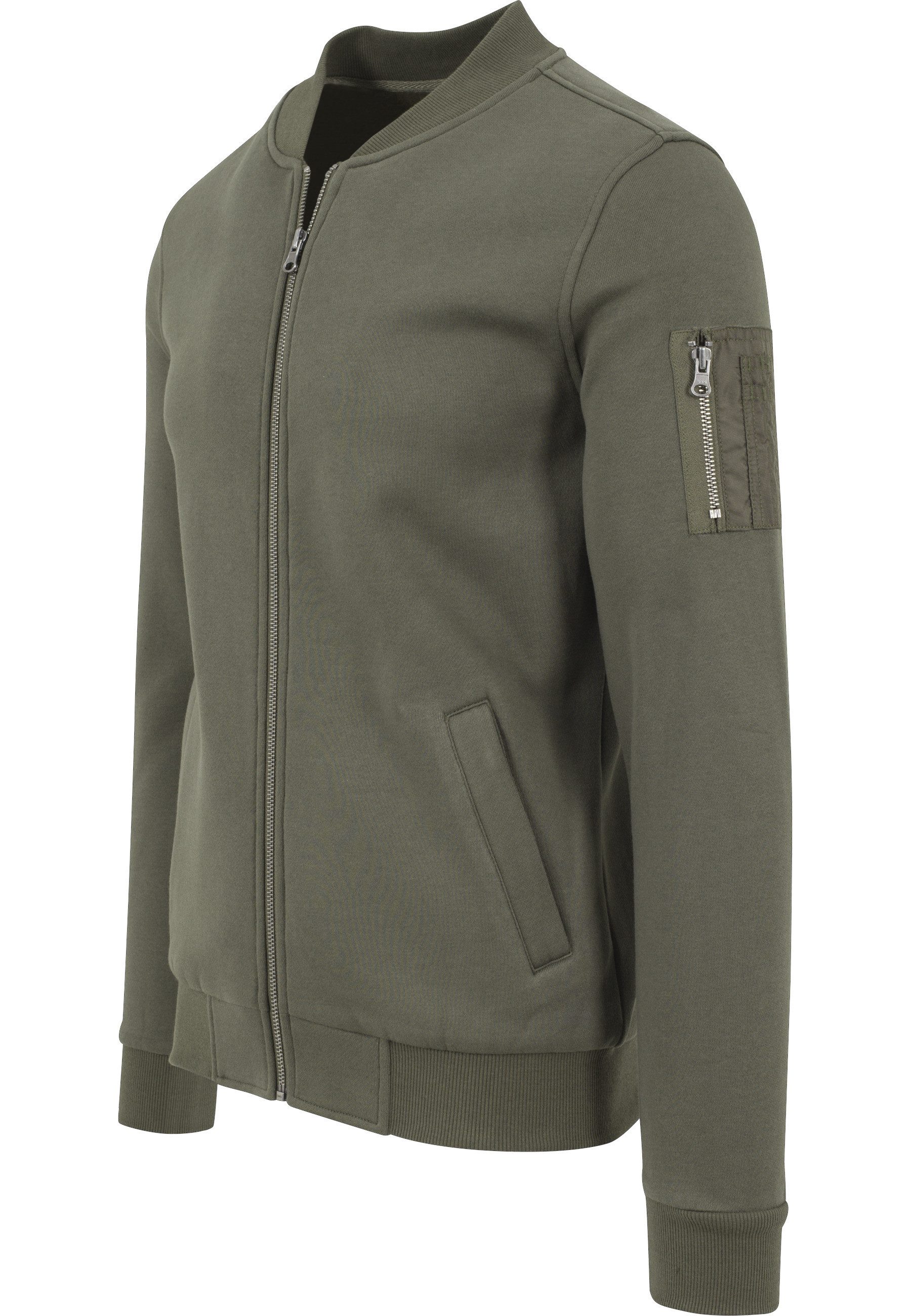 URBAN CLASSICS Anorak Urban Classics Herren Sweat Bomber Jacket (1-St)