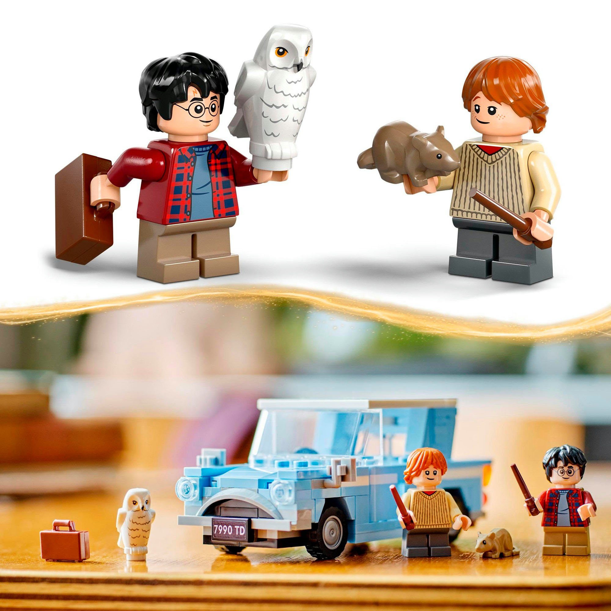 LEGO® Fliegender Ford Anglia™ (76424), LEGO Harry Potter™ Konstruktionsspielsteine, (165 St), Made in Europe – Bild 5 von 5