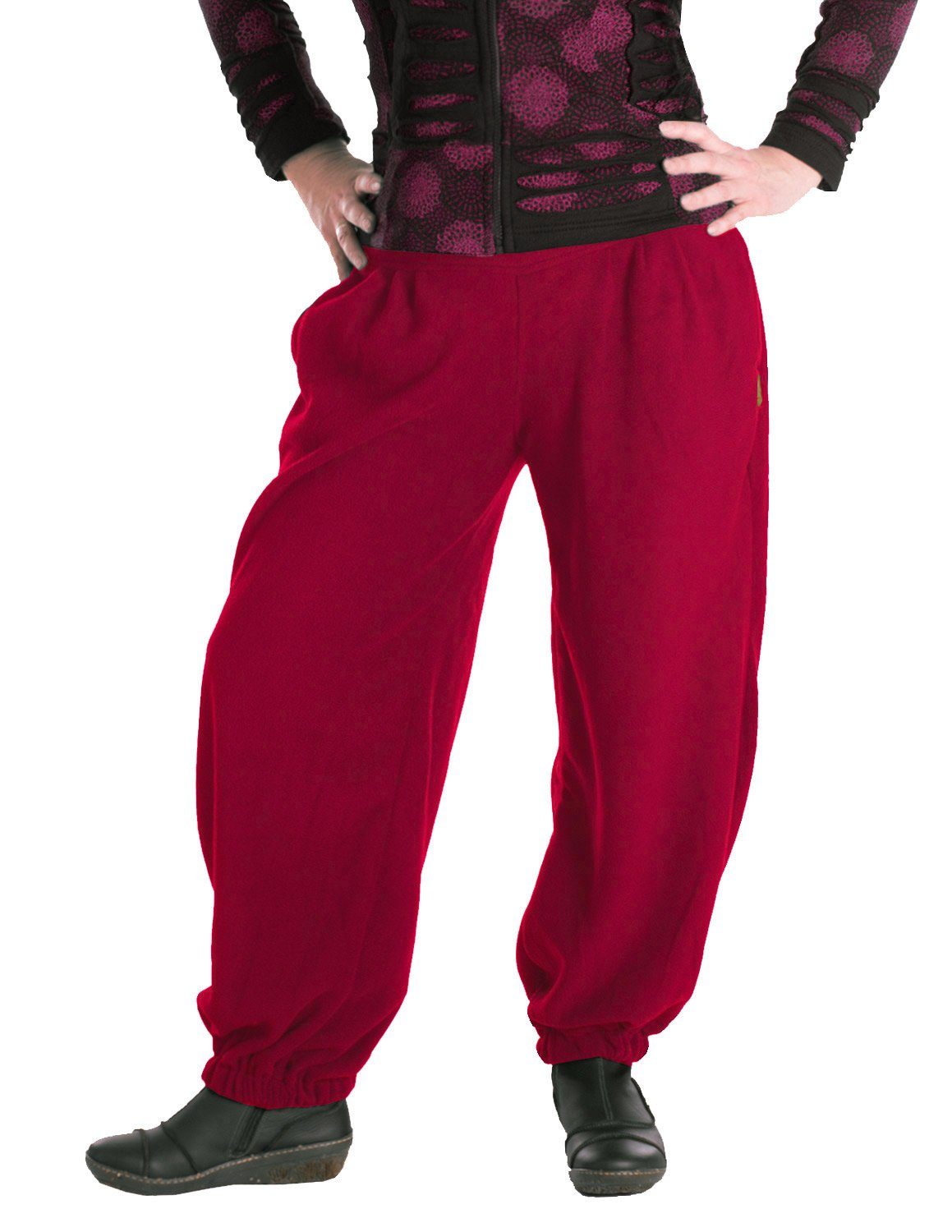 Fleecehose Warme Damen Hose Winterhose Haremshose Fleecehose Thermohose