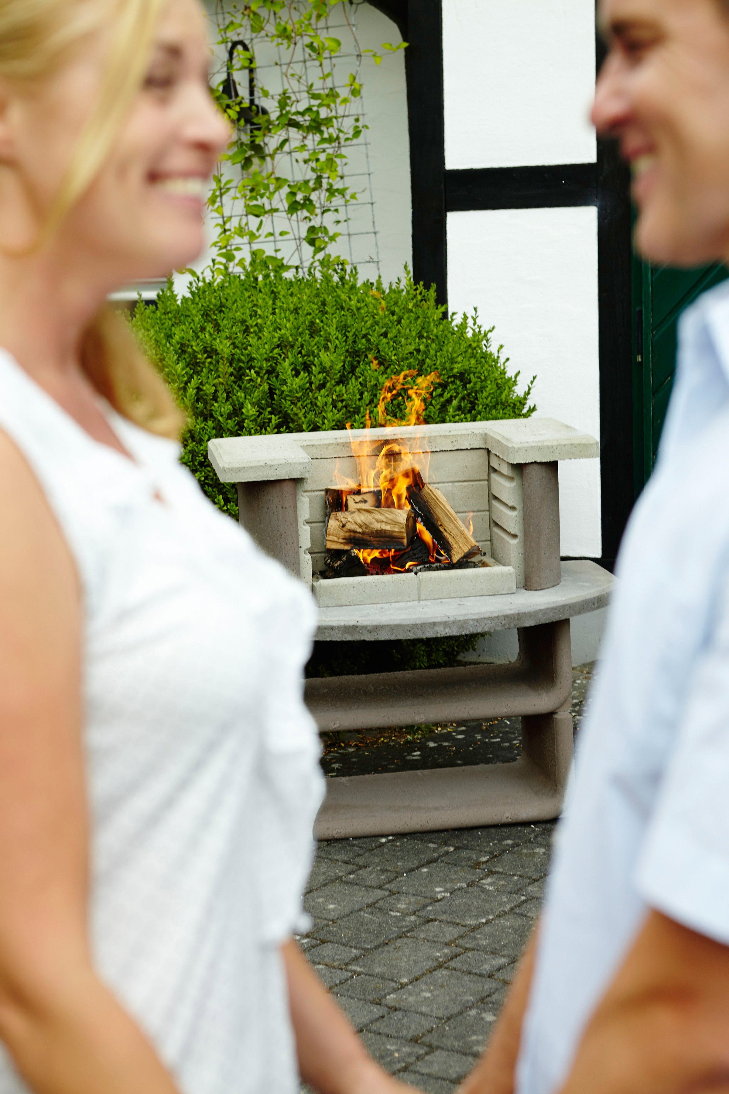 Buschbeck Holzkohlegrill Grillbar Montana, BxTxH: 110x65x101 cm