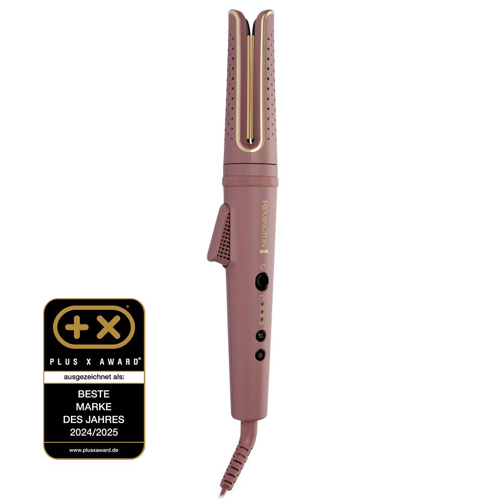 Remington Lockenstab AIRviveRotierender Lockenstab (CI8930), Keramik-Beschichtung, rotierend, Ionic Air, Anti-Frizz-Mikrowirkstoffe, 160-210°