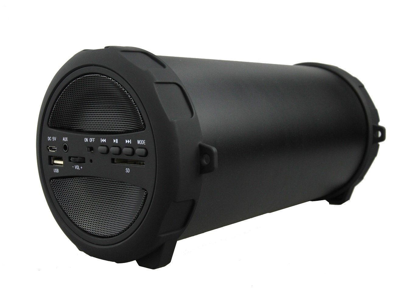 BTS-53 aufladbaren (10 mit Bassbox Bluetooth W, Denver Sound Akku) Portable-Lautsprecher Soundbox Lautsprecher Soundbox schwarz Bluetooth kabellose Box