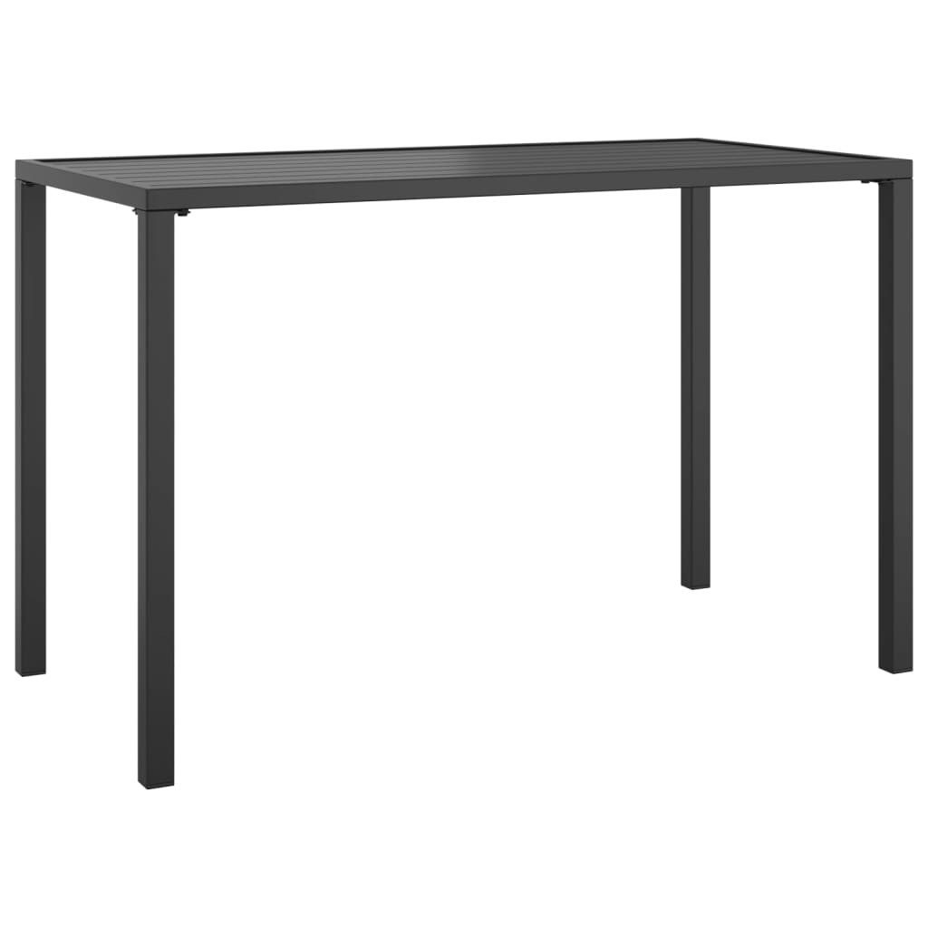 vidaXL Gartenlounge-Set Garten-Esstisch Anthrazit 110x54x70 cm Stahl, (1-tlg)