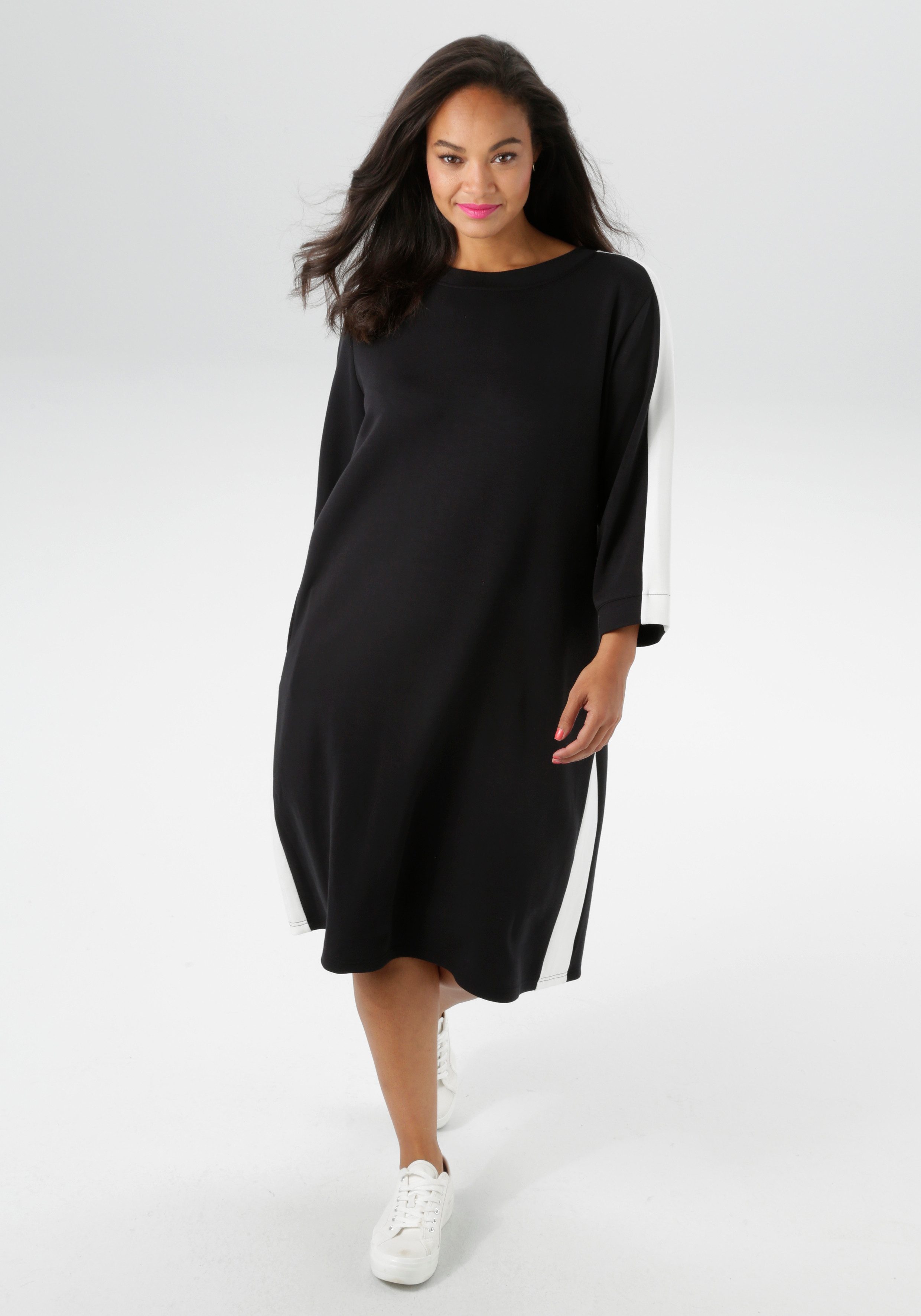 Aniston PLUS Sweatkleid aus super weichen, günstig online kaufen
