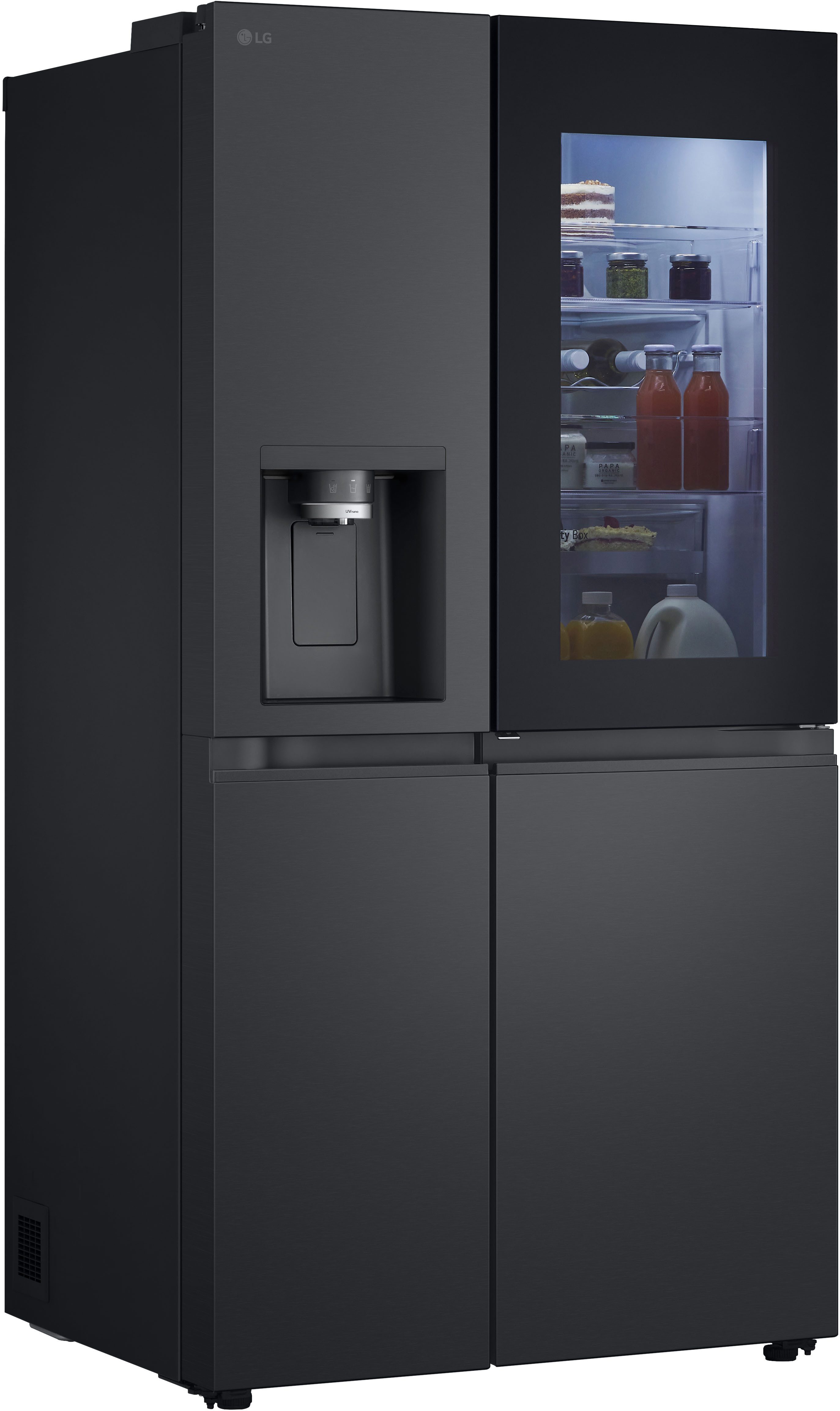 Valentinstagsgeschenk LG Side-by-Side X-Serie GSXB90EVDD, 179 cm hoch, 91,3 cm breit, InstaView : zweimal klopfen, reinschauen! Craft Ice Eiskugeln, s