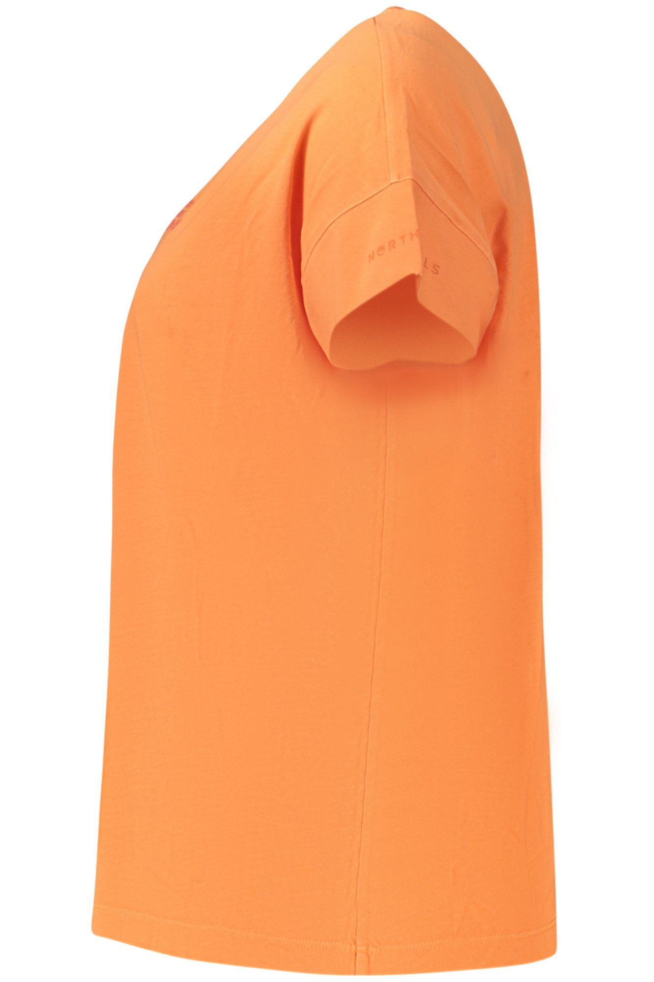 North Sails T-Shirt Stylisches Damen Kurzarm T-Shirt in Orange mit