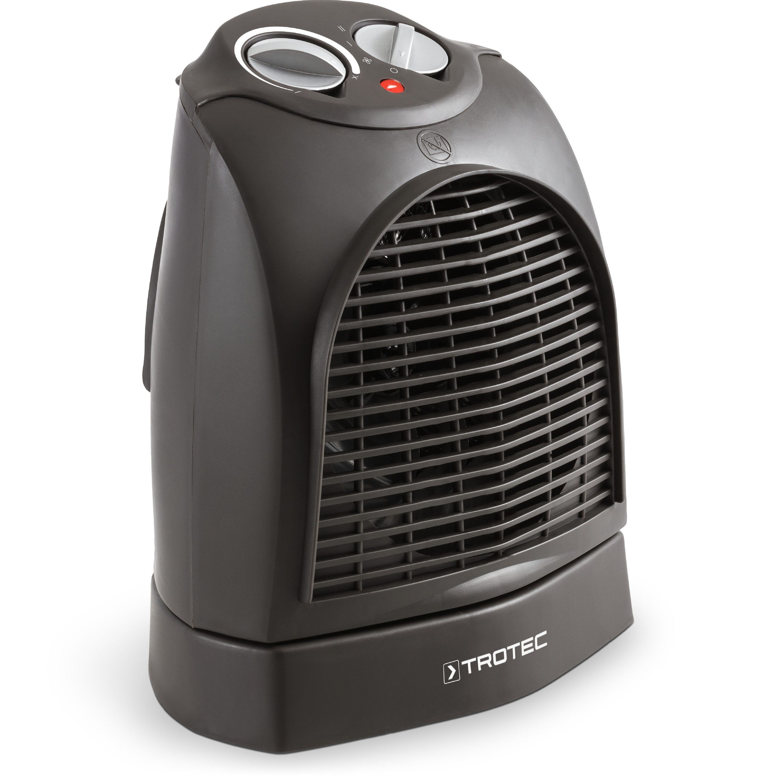 TROTEC Heizlüfter Heizlüfter TFH 22 E, zwei Heizstufen, 90°-Oszillation, Ventilatorbetrieb, Trendfarbe Mokka
