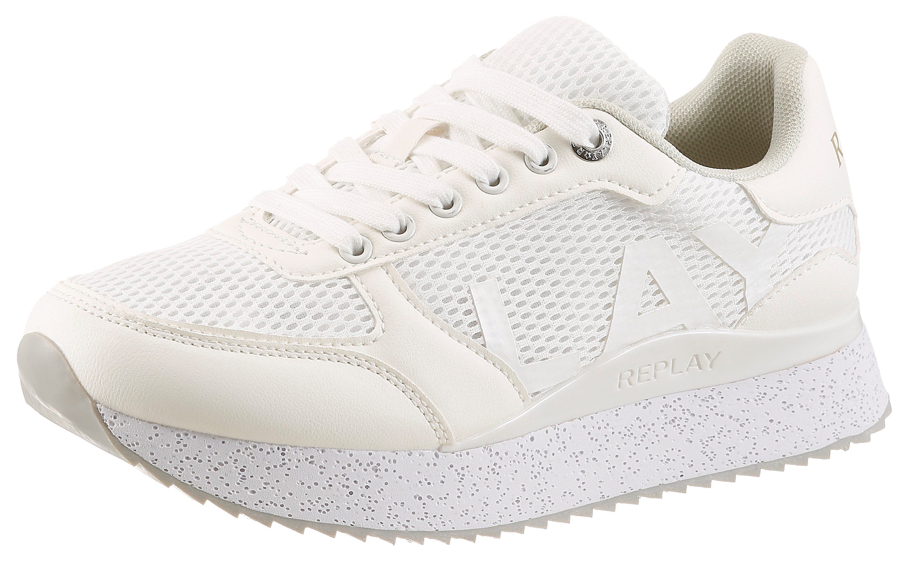 Replay Plateausneaker Trend-Sneaker, Freizeitschuh, Halbschuh mit Logoschriftzug seitlich