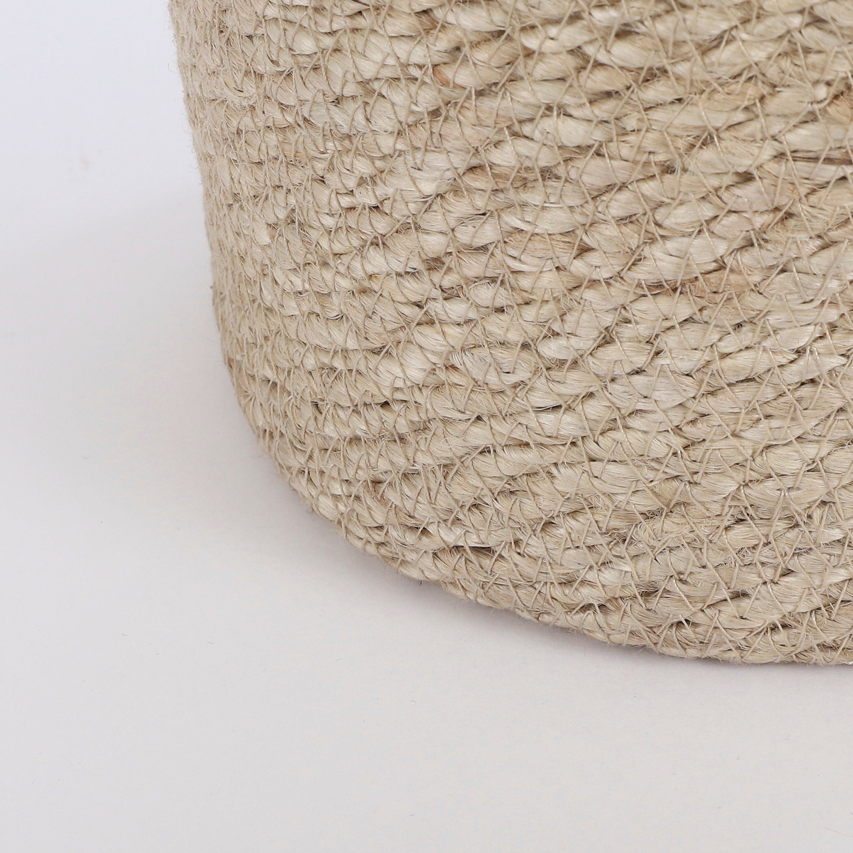 Mica Decorations Blumentopf Mica Decorations Atlantic Korb creme Satz von 3 - h16xd16cm