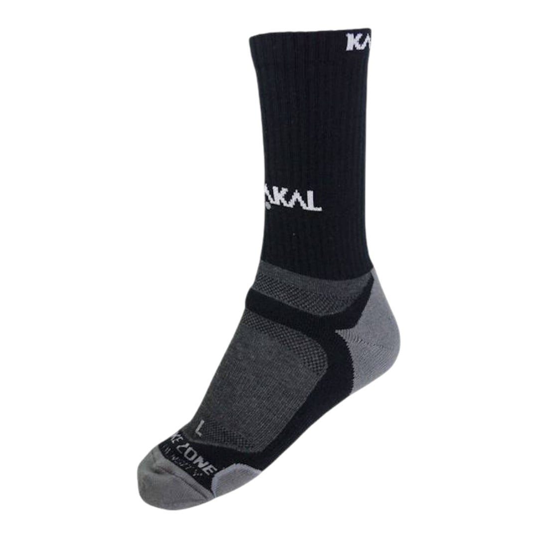 Karakal Socken Indoorsocke X4+ MId-Calf schwarz/grau - 1 Paar