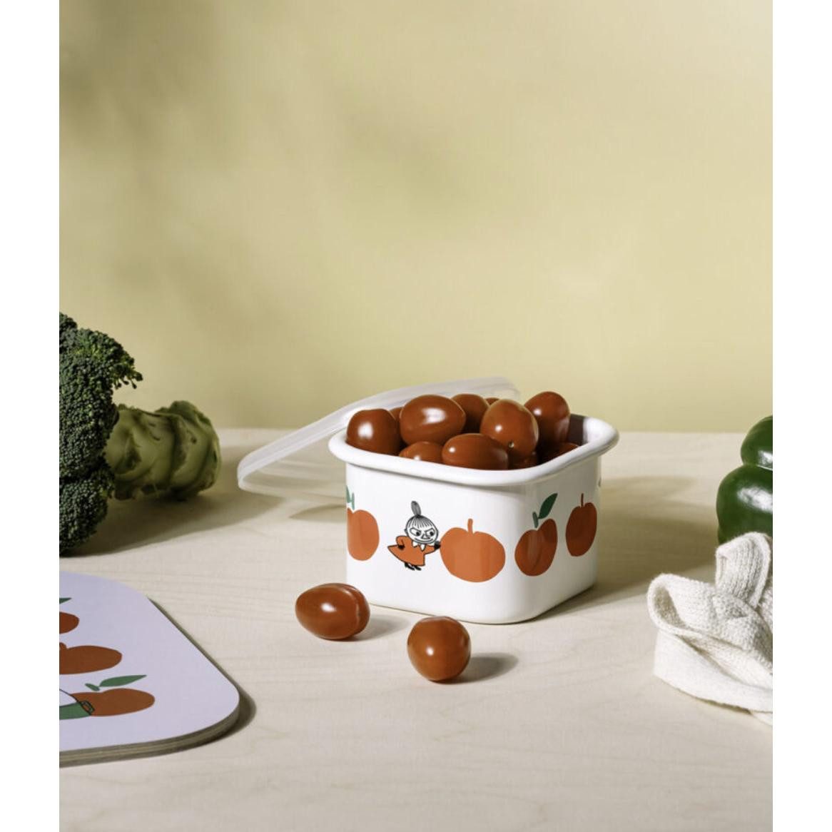 Muurla Vorratsdose Vorratsdosen Mumins Joyful Apples (12x12x7,5cm) – Bild 3 von 4