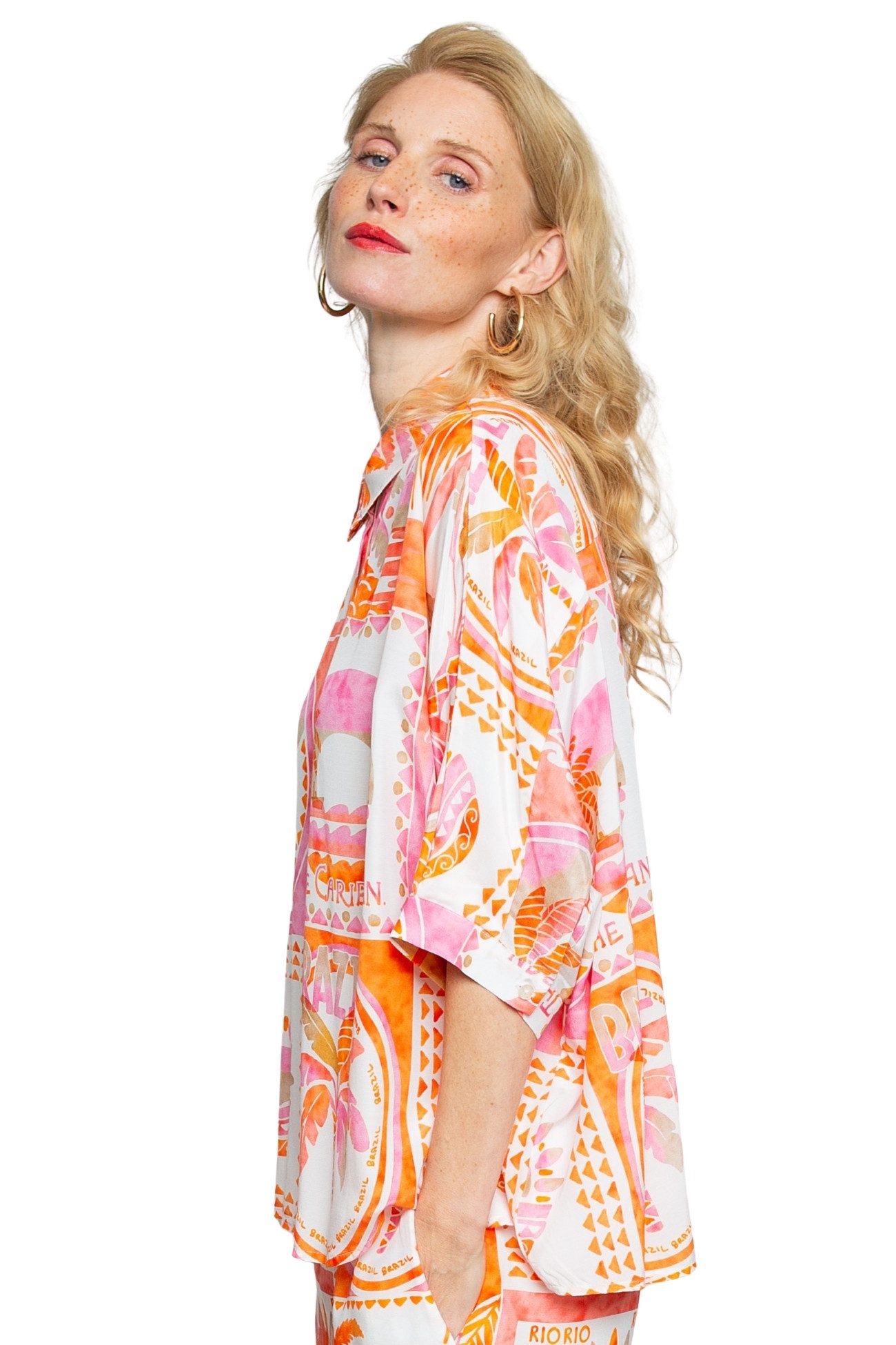 Emily Van Den Bergh Schlupfbluse Damenbluse 8933-844