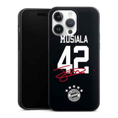 DeinDesign Handyhülle Jamal Musiala FC Bayern München Fanartikel Musiala 42, Apple iPhone 15 Pro Max Organic Case Bio Hülle Nachhaltige Handyhülle