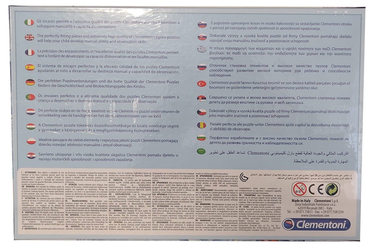 Clementoni® Puzzle Disney Frozen - Puzzle - mit Anna, Elsa, und Sven, Schneelandschaft, 1, Puzzleteile