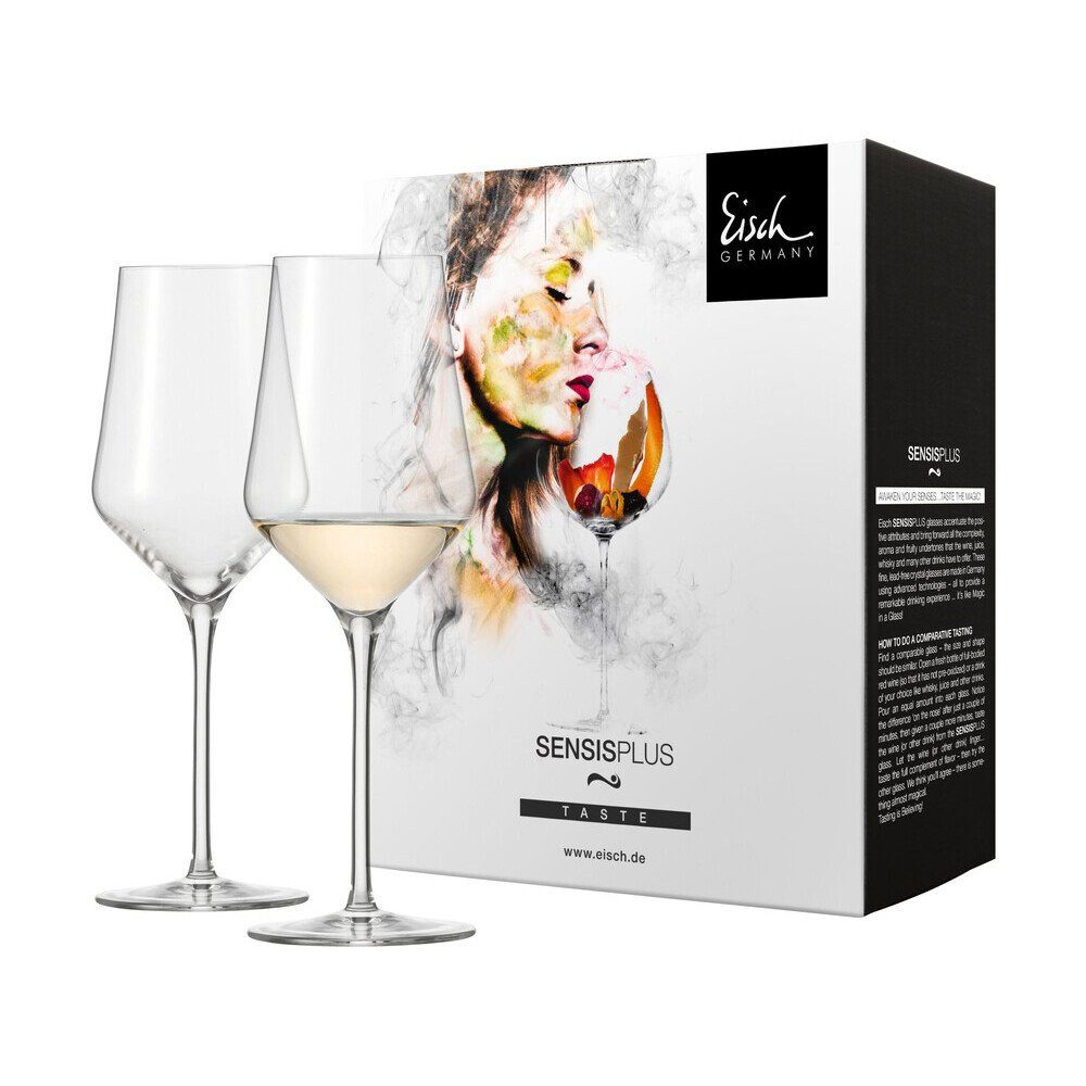 Eisch Germany Weißweinglas Weißweinglas 518/3 2 St. GK Sky Sensis plus, Kristallglas, 380ml, Kristallglas, spülmaschinenfest