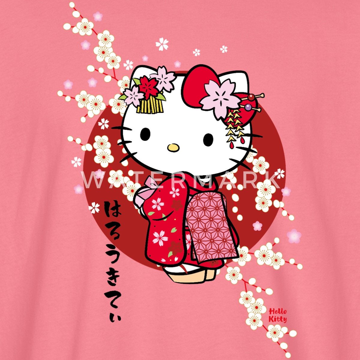 Spreadshirt T-Shirt Hello Kitty Japan Kimono günstig online kaufen