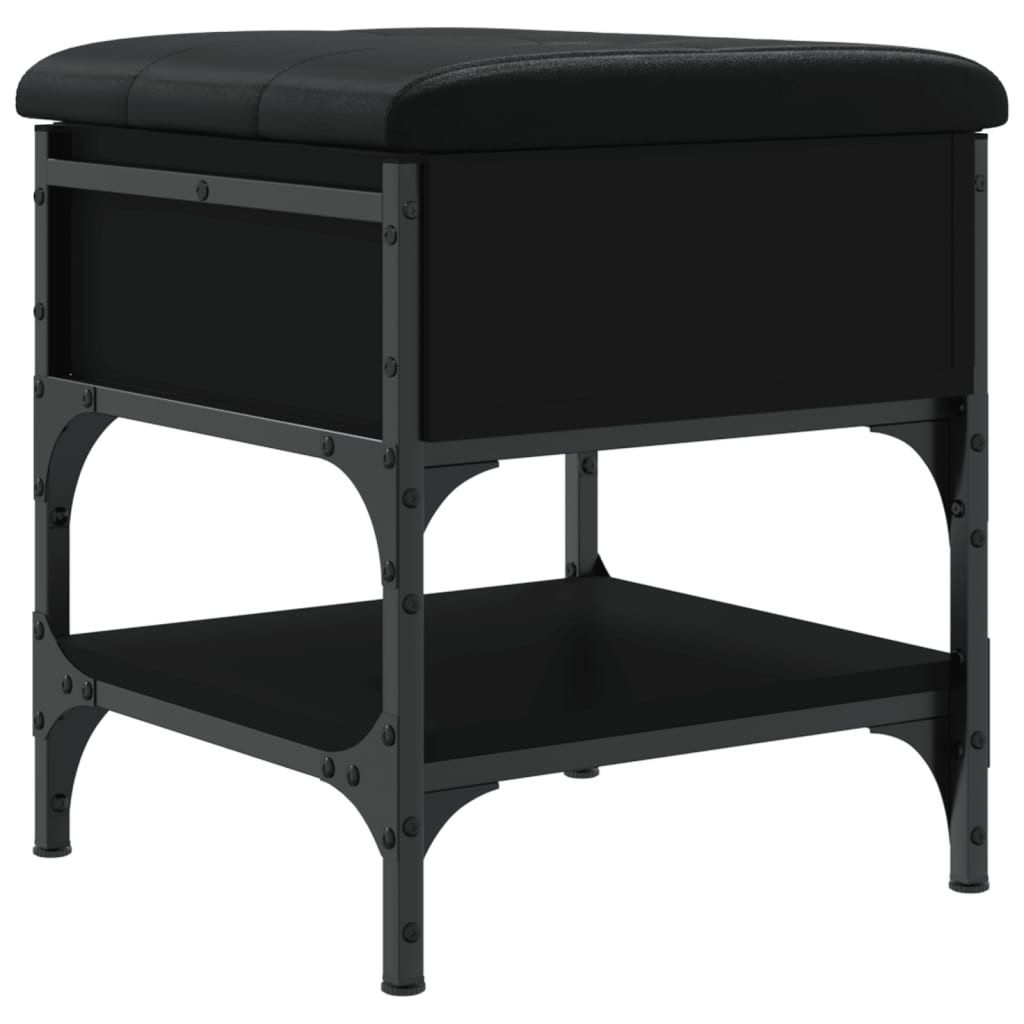 vidaXL Sitzbank Schuhbank Schwarz 42x42x45 cm günstig online kaufen